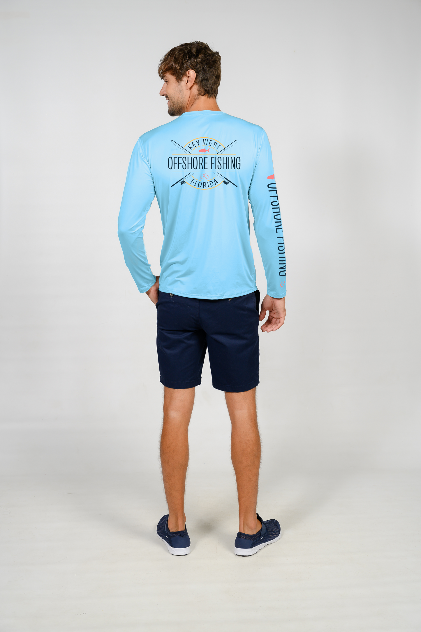Unisex Dry Fit Shirt UPF50+- "OFFSHORE FISHING"