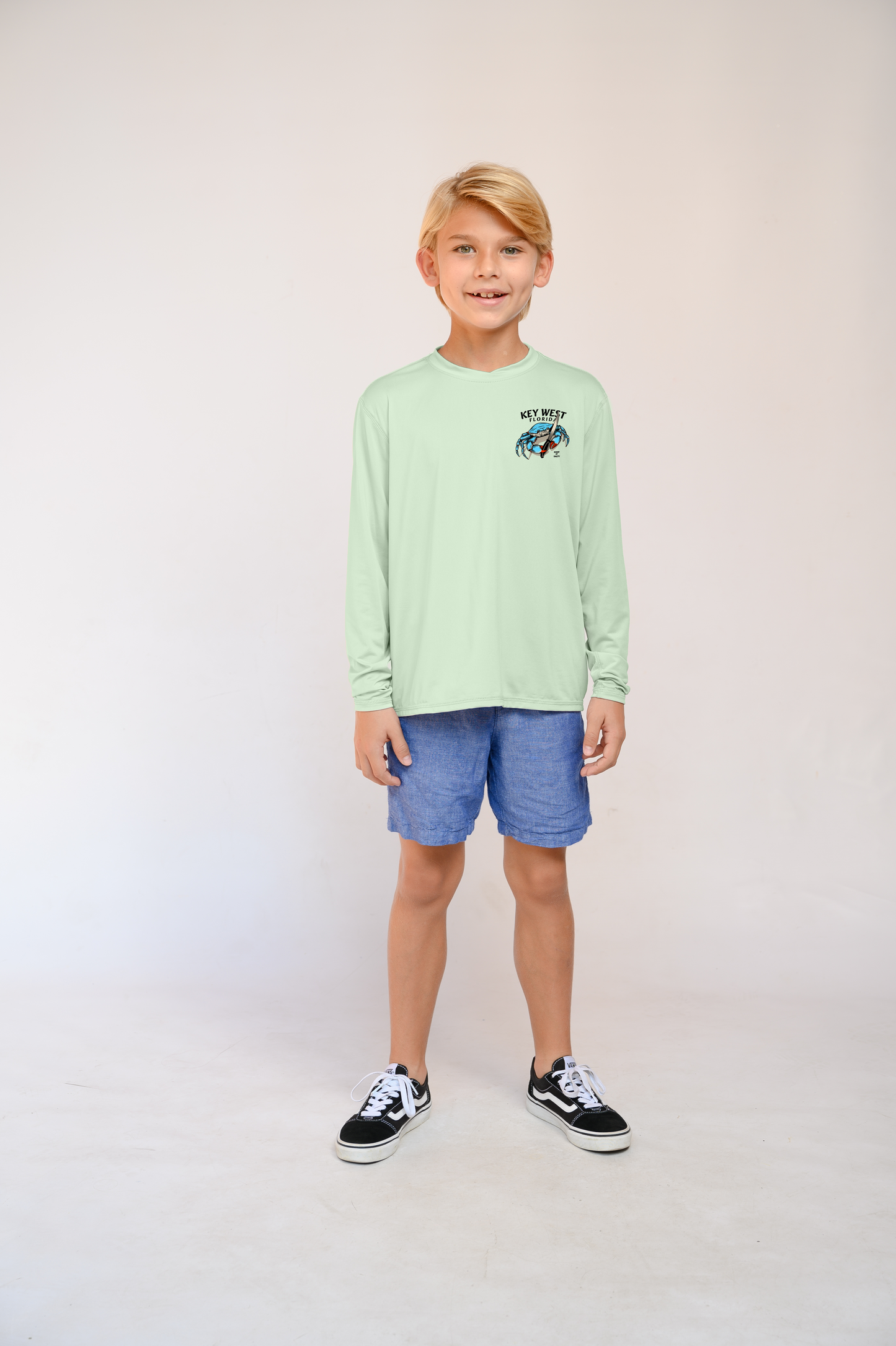 Kids Dry Fit Shirt UPF50+ Key West Crab