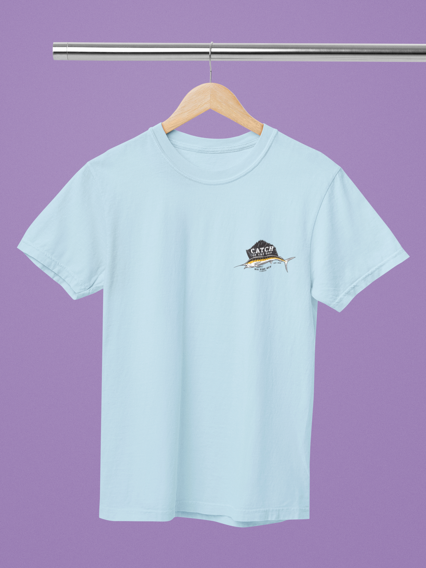 Garment Dyed Tee- CATCH OF THE DAY SAILFISH