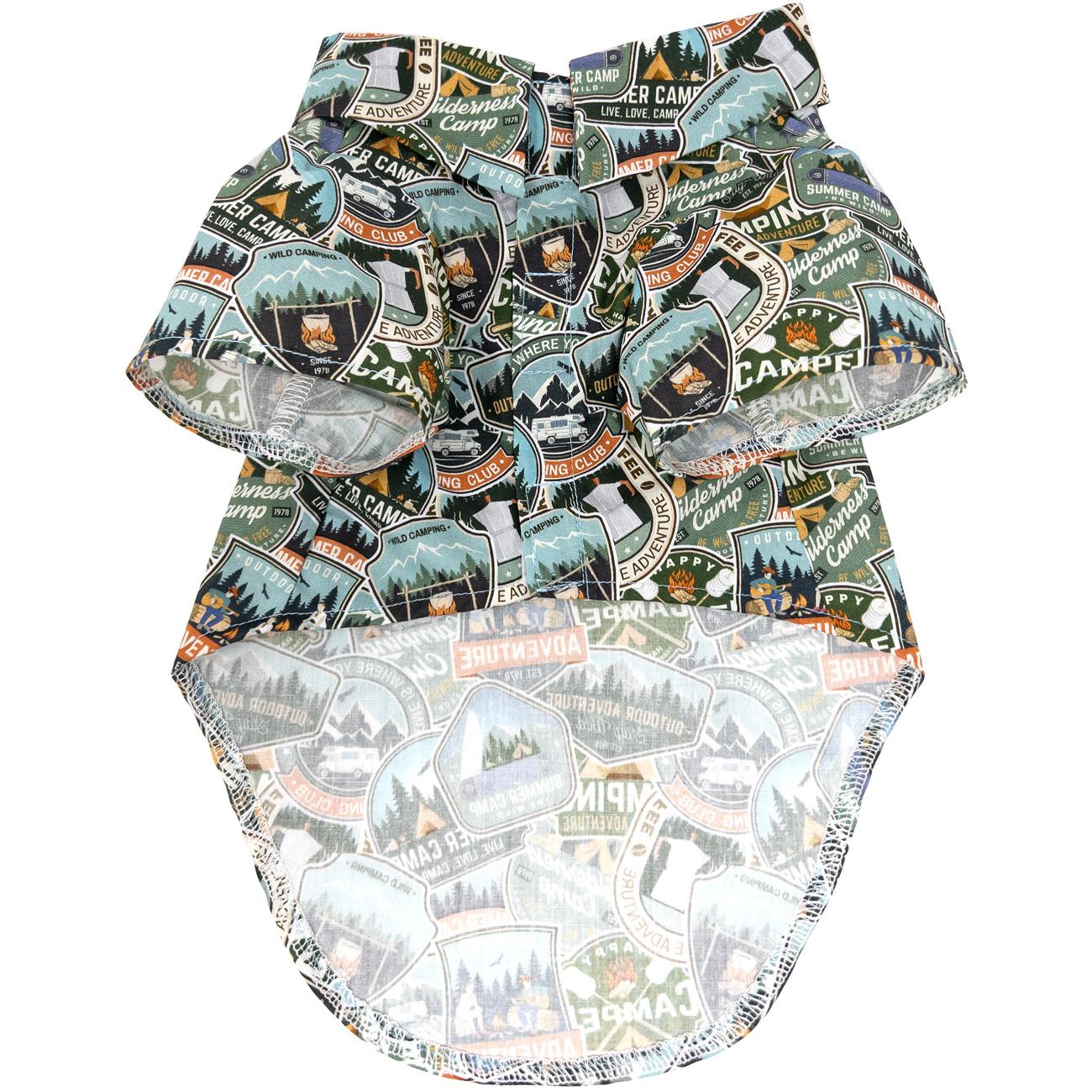 Hawaiian Camp Shirt - Camping Adventure