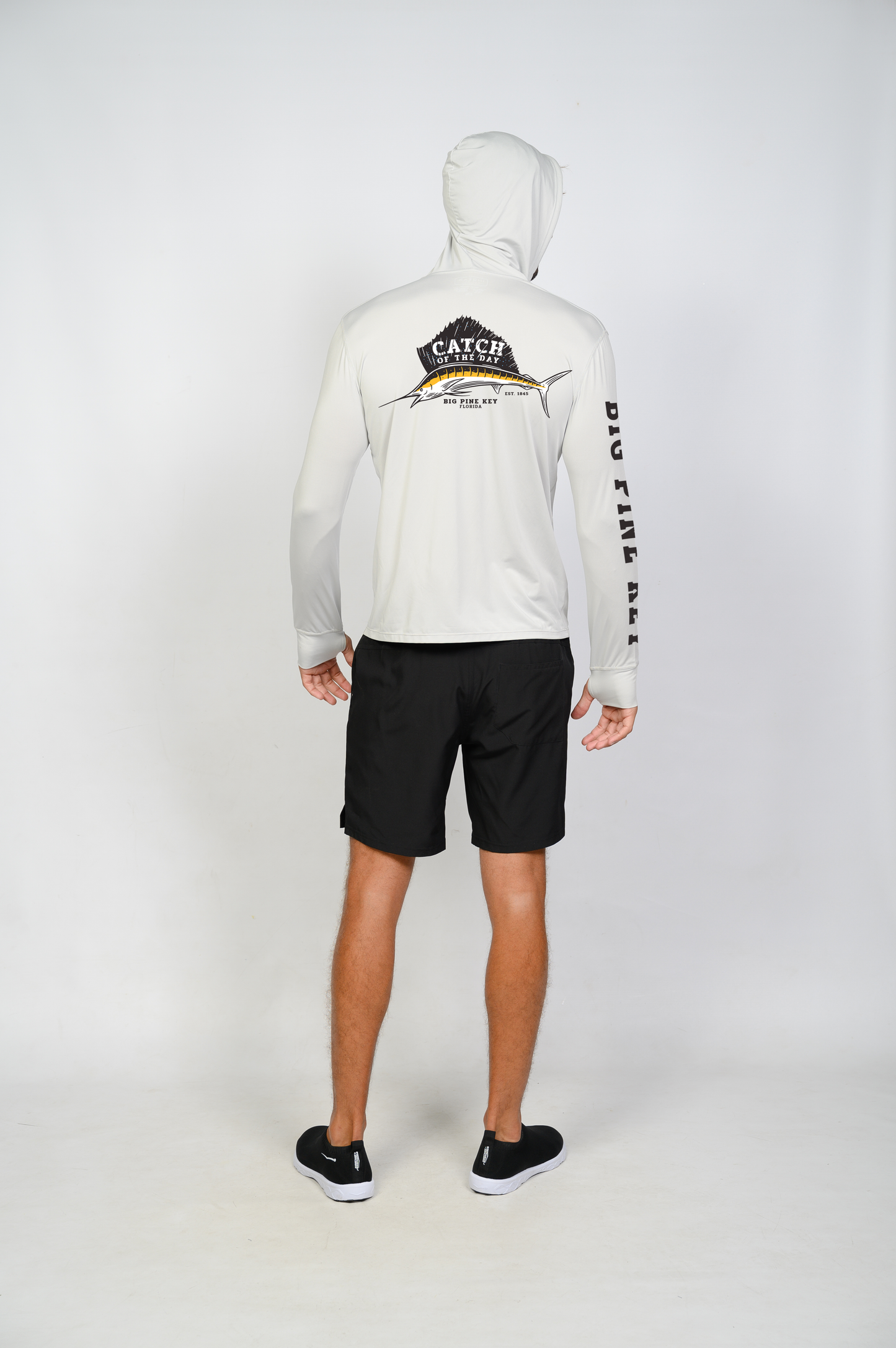 Unisex Hooded Dry Fit Shirt UPF50+ "SAILFISH"