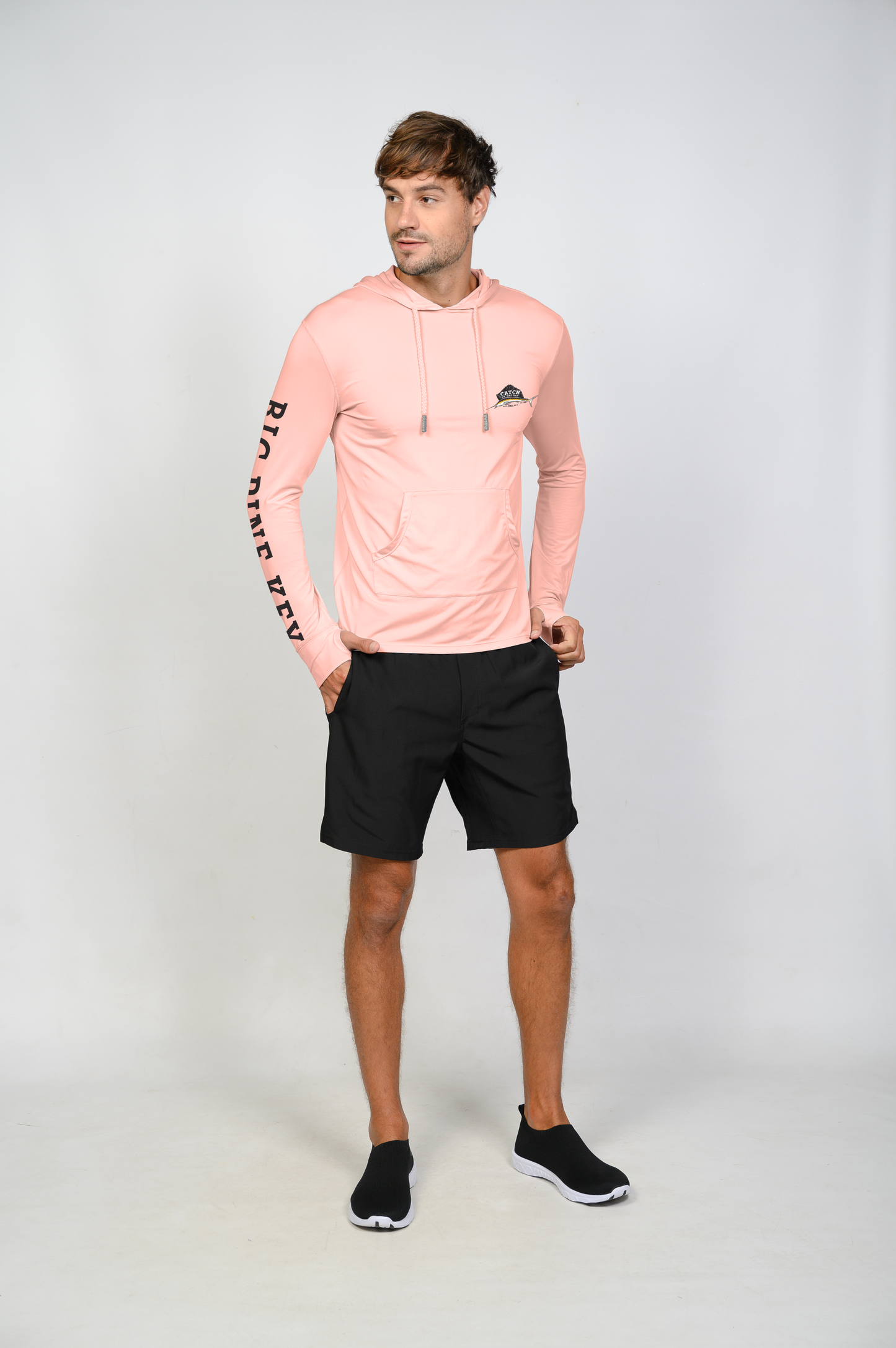 Unisex Hooded Dry Fit Shirt UPF50+ "SAILFISH"