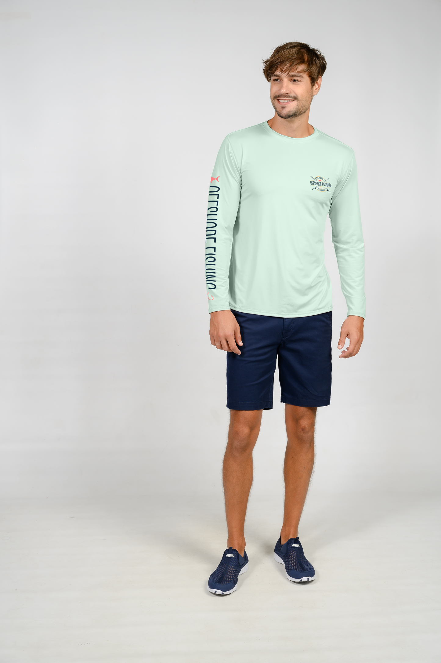 Unisex Dry Fit Shirt UPF50+- "OFFSHORE FISHING"