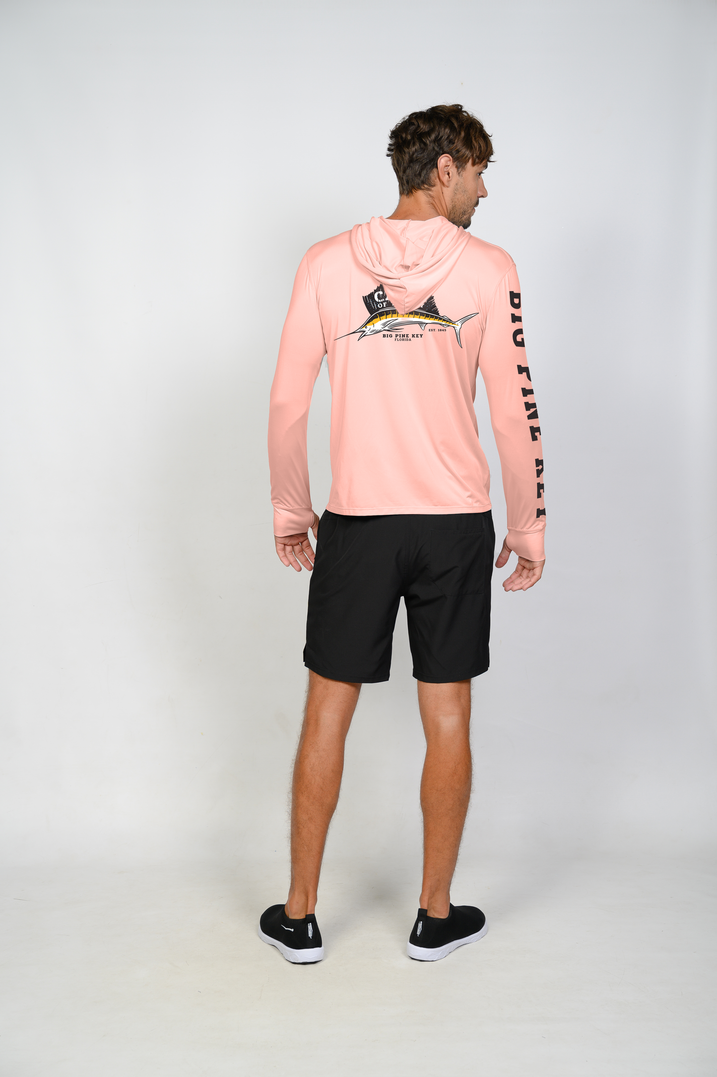 Unisex Hooded Dry Fit Shirt UPF50+ "SAILFISH"