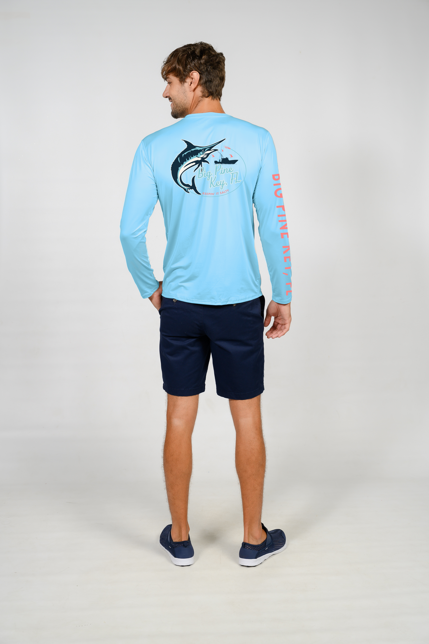 Unisex Dry Fit Shirt UPF50+- "BIG PINE MARLIN"