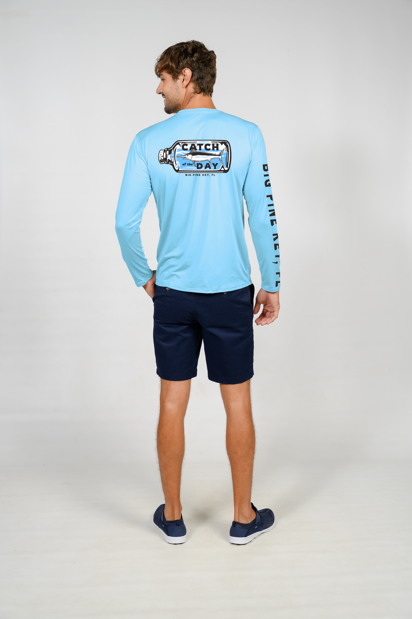 Unisex Dry Fit Shirt UPF50+- "MARLIN IN A BOTTLE"