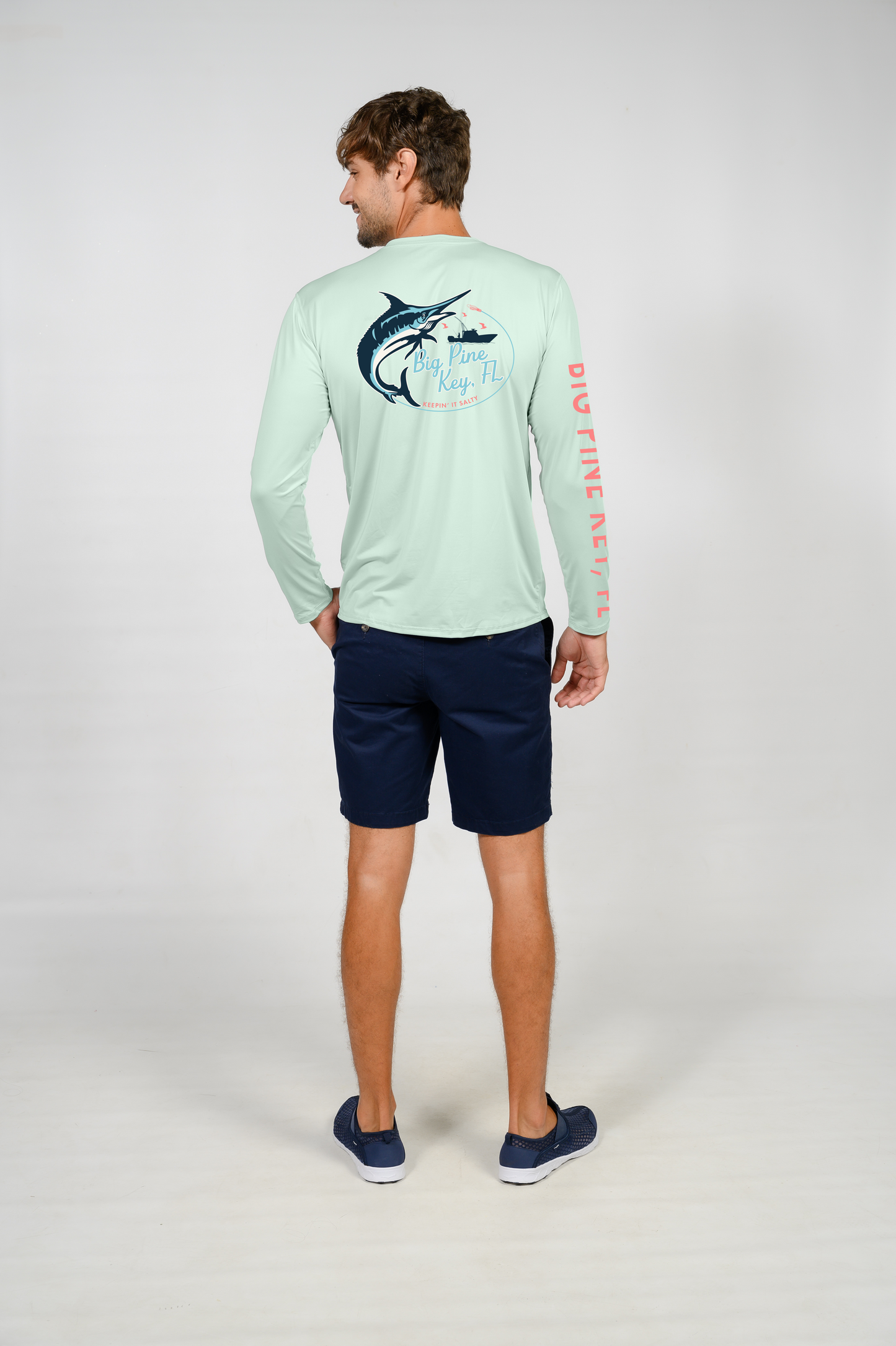 Unisex Dry Fit Shirt UPF50+- "BIG PINE MARLIN"