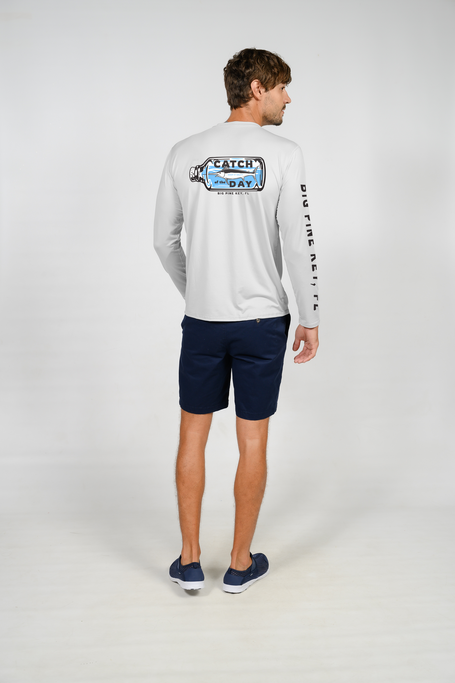 Unisex Dry Fit Shirt UPF50+- "MARLIN IN A BOTTLE"