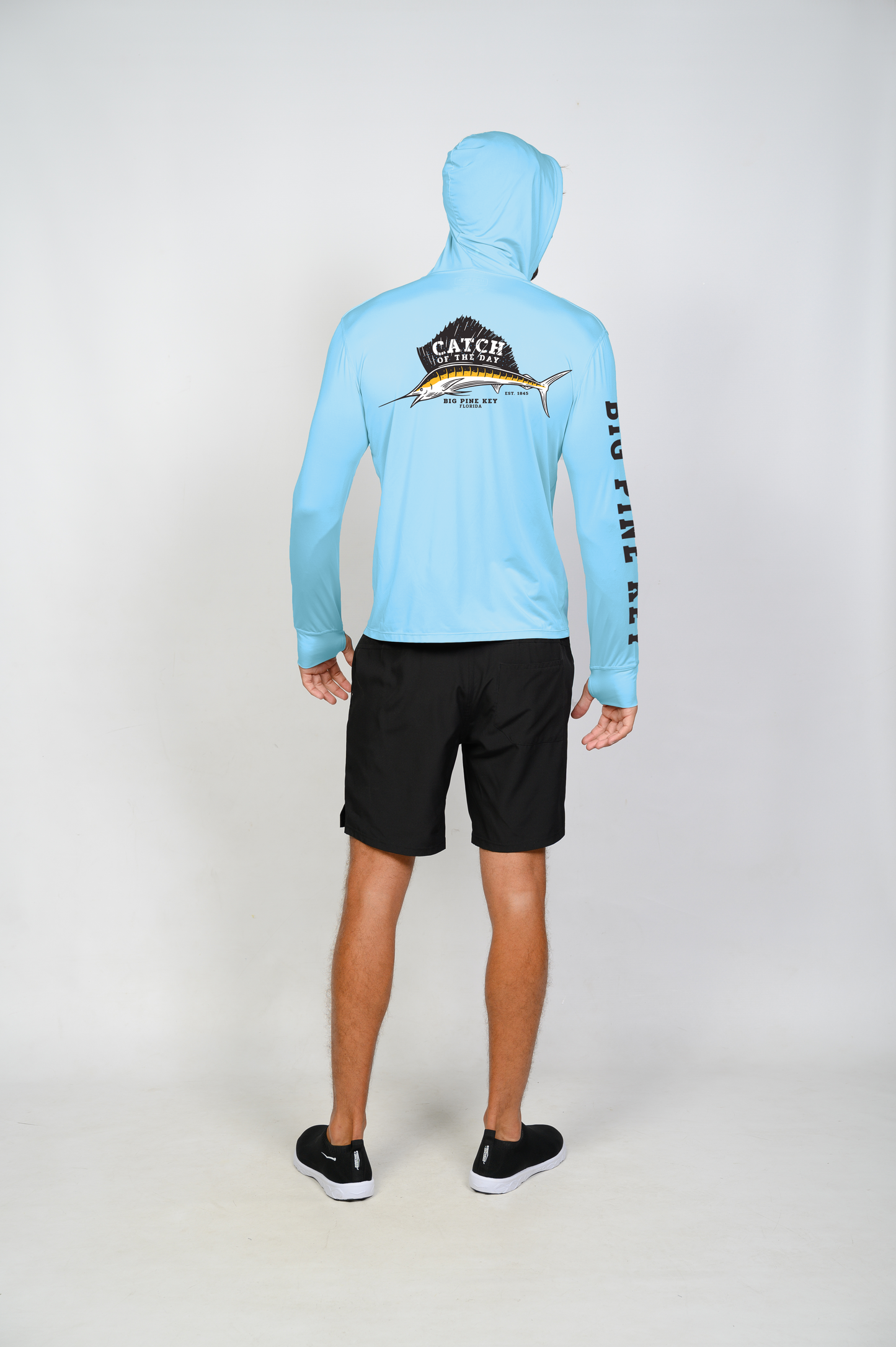 Unisex Hooded Dry Fit Shirt UPF50+ "SAILFISH"