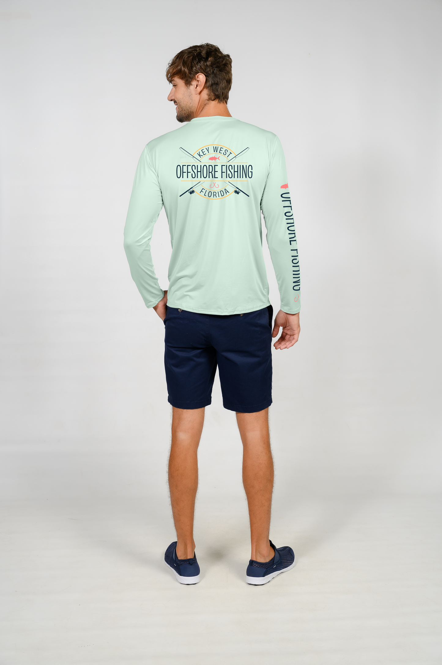 Unisex Dry Fit Shirt UPF50+- "OFFSHORE FISHING"