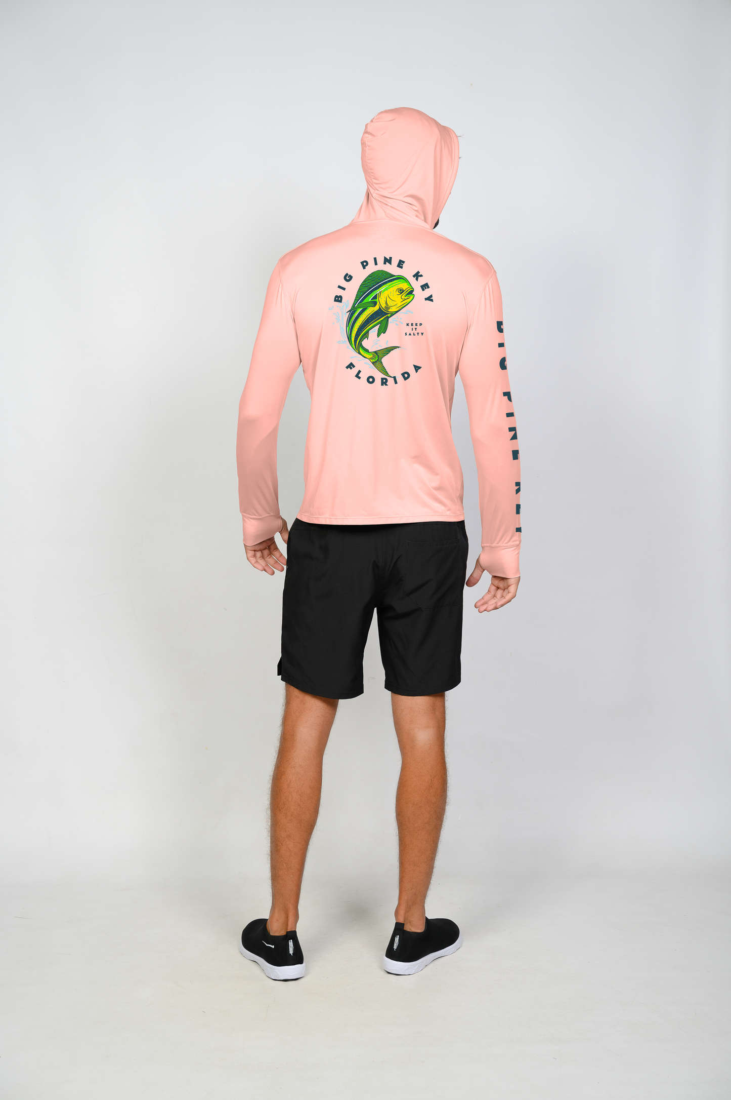 Unisex Hooded Dry Fit Shirt UPF50+- BIG PINE MAHI"