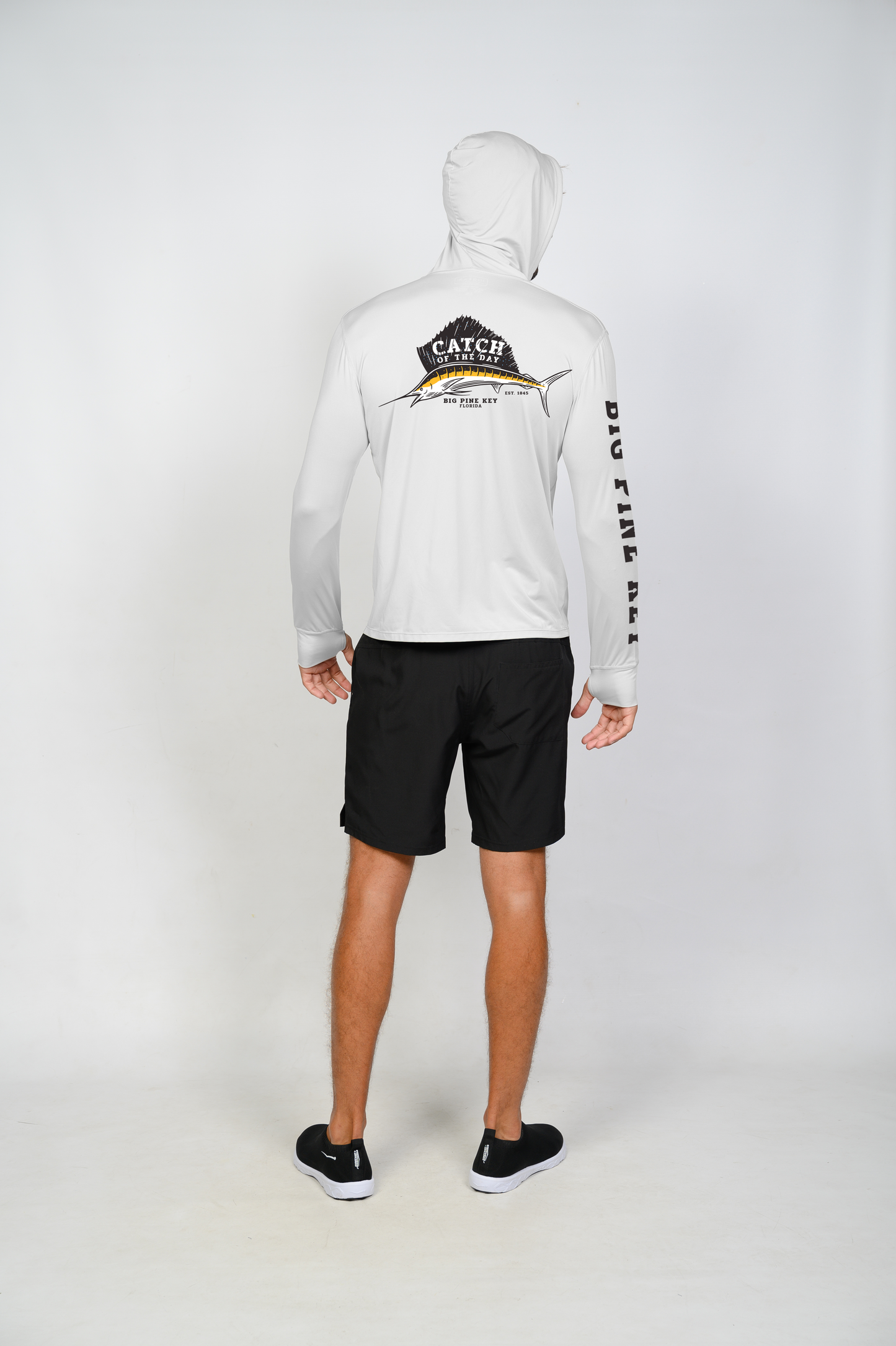 Unisex Hooded Dry Fit Shirt UPF50+ "SAILFISH"