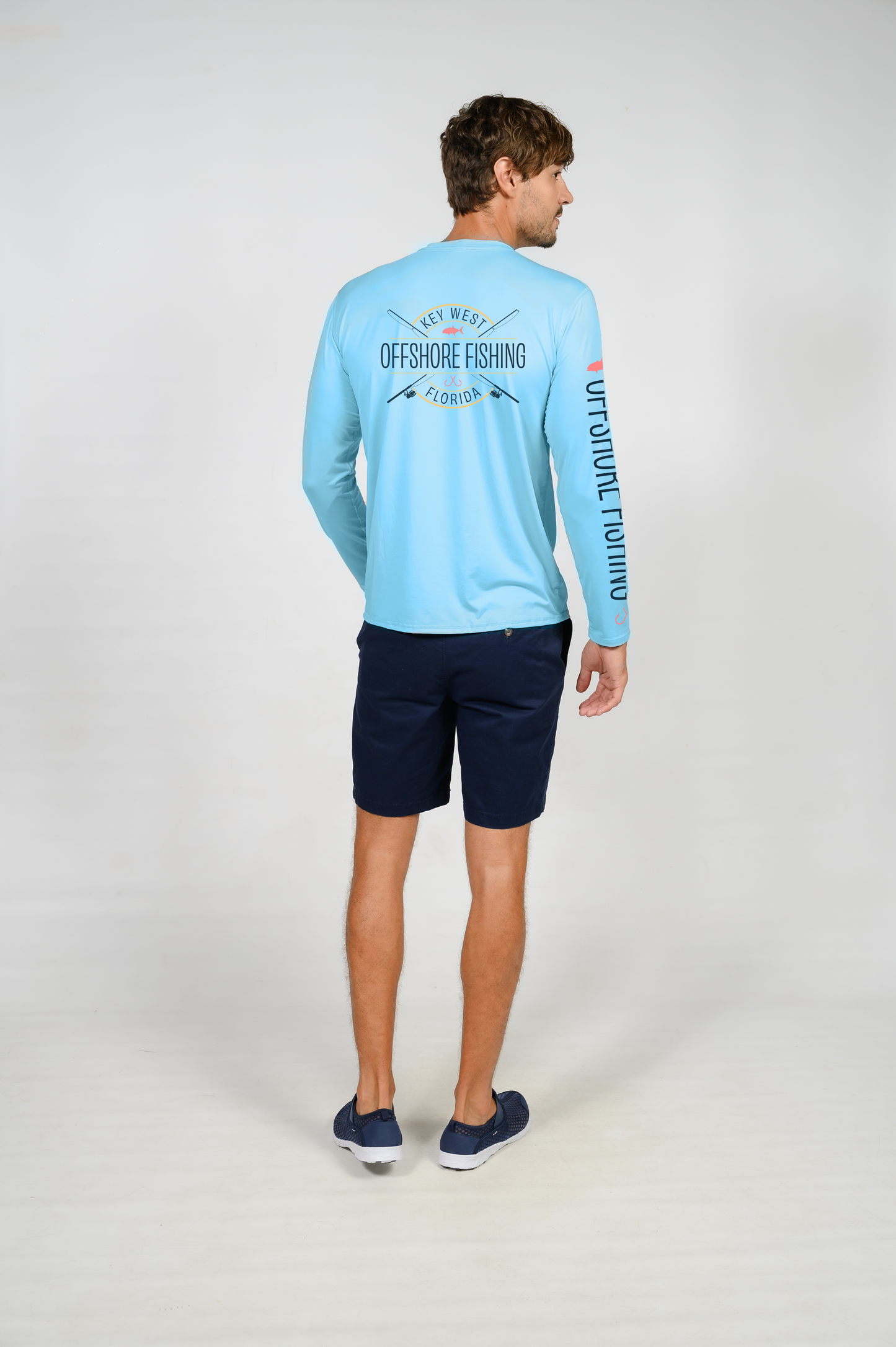 Unisex Dry Fit Shirt UPF50+- "OFFSHORE FISHING"
