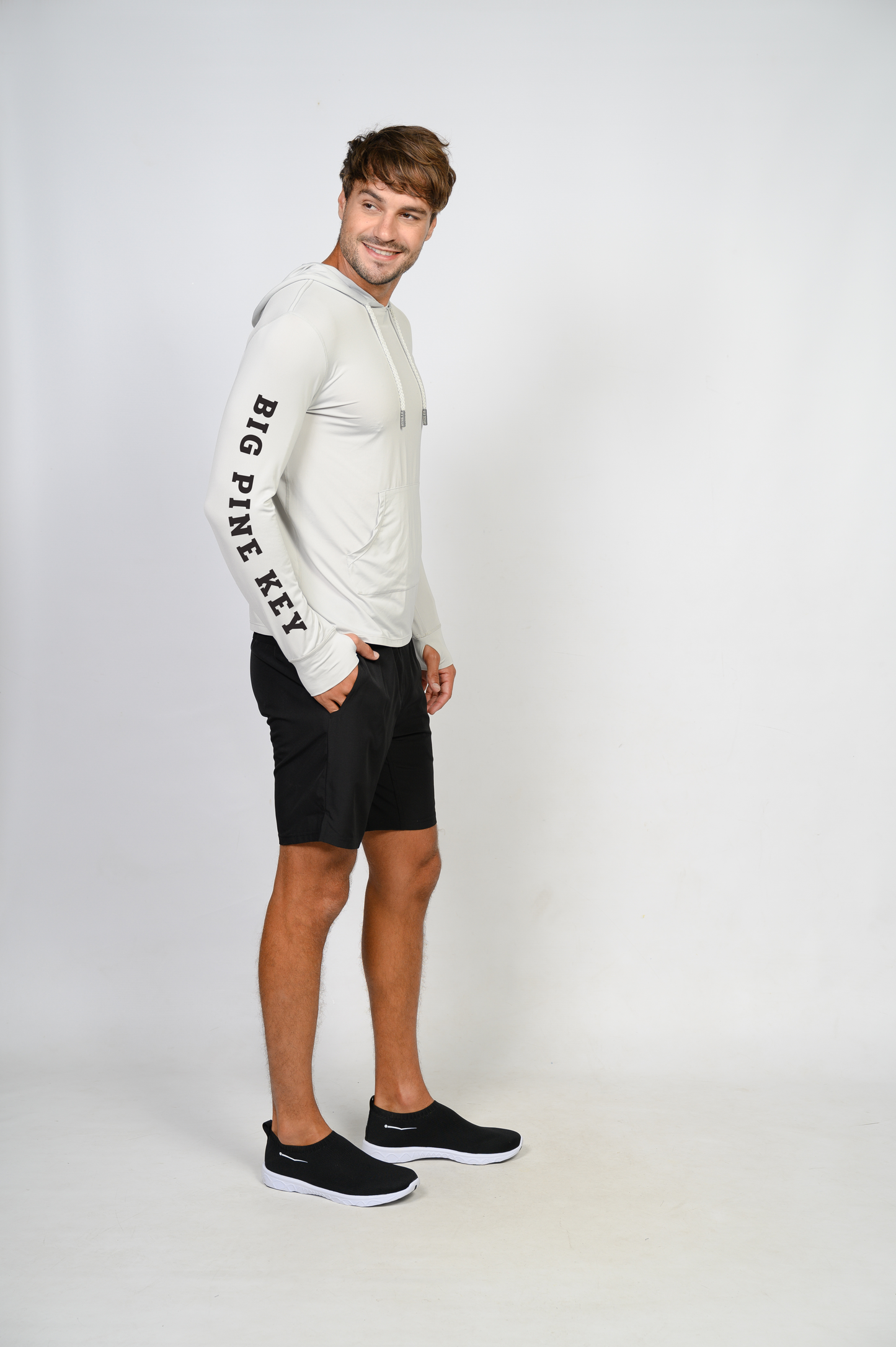 Unisex Hooded Dry Fit Shirt UPF50+ "SAILFISH"