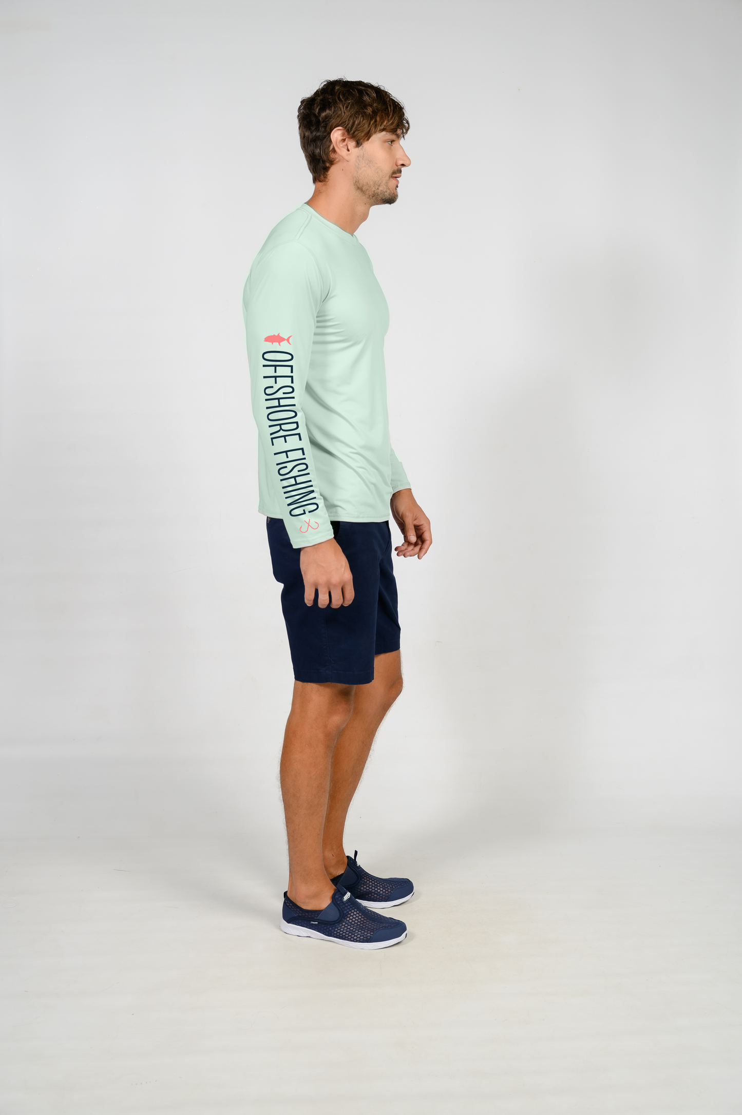 Unisex Dry Fit Shirt UPF50+- "OFFSHORE FISHING"