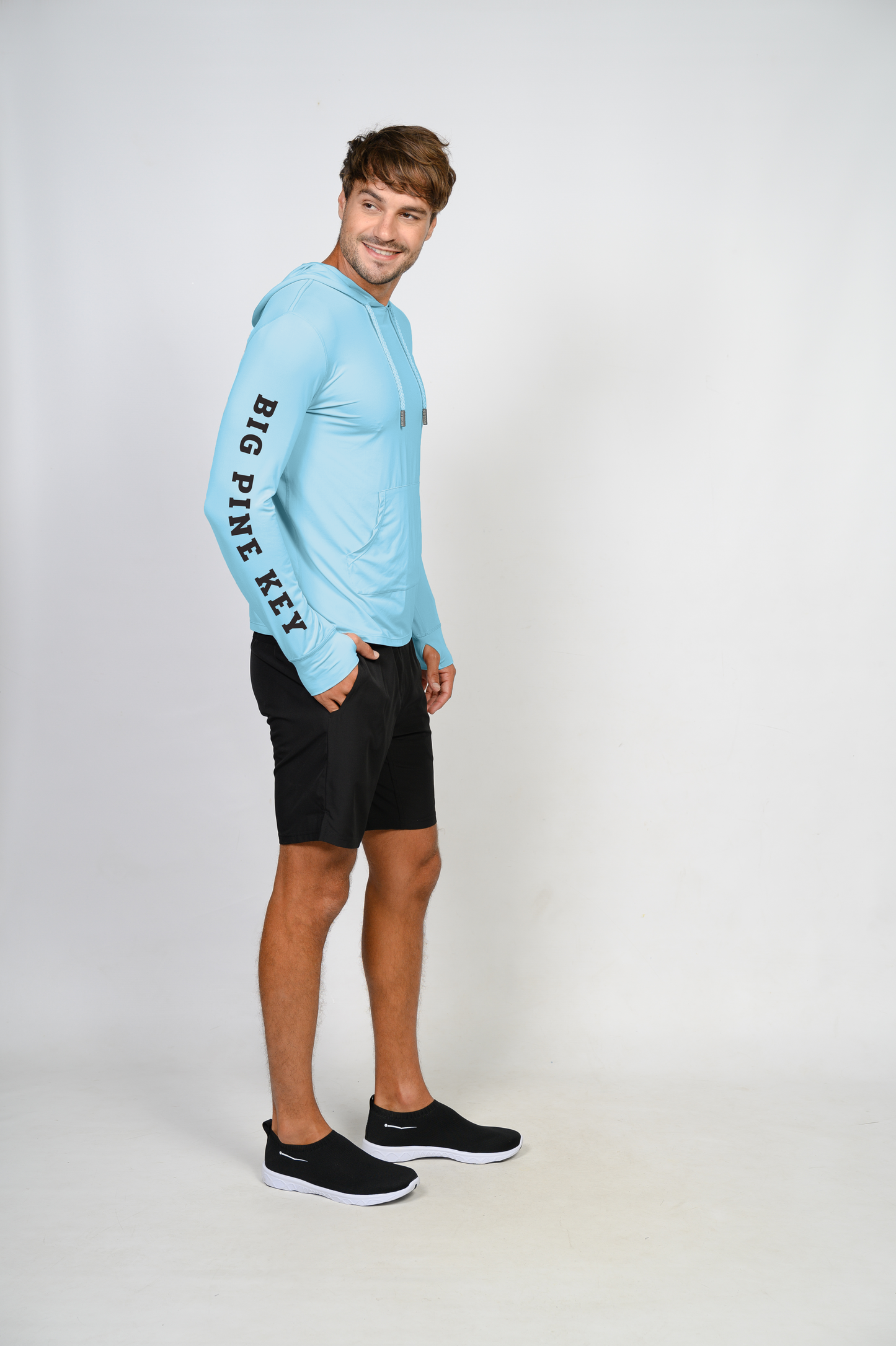 Unisex Hooded Dry Fit Shirt UPF50+ "SAILFISH"