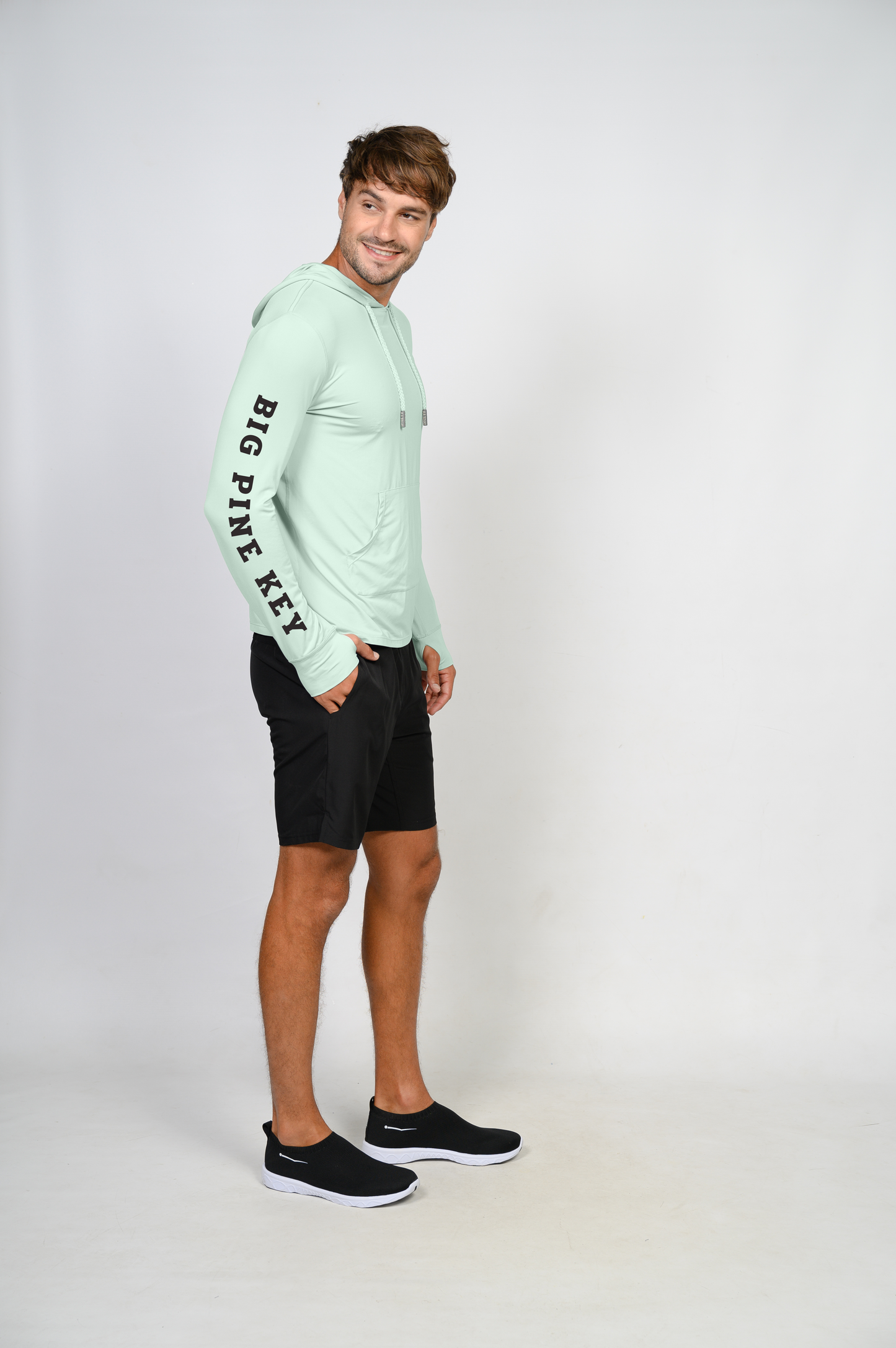 Unisex Hooded Dry Fit Shirt UPF50+ "SAILFISH"
