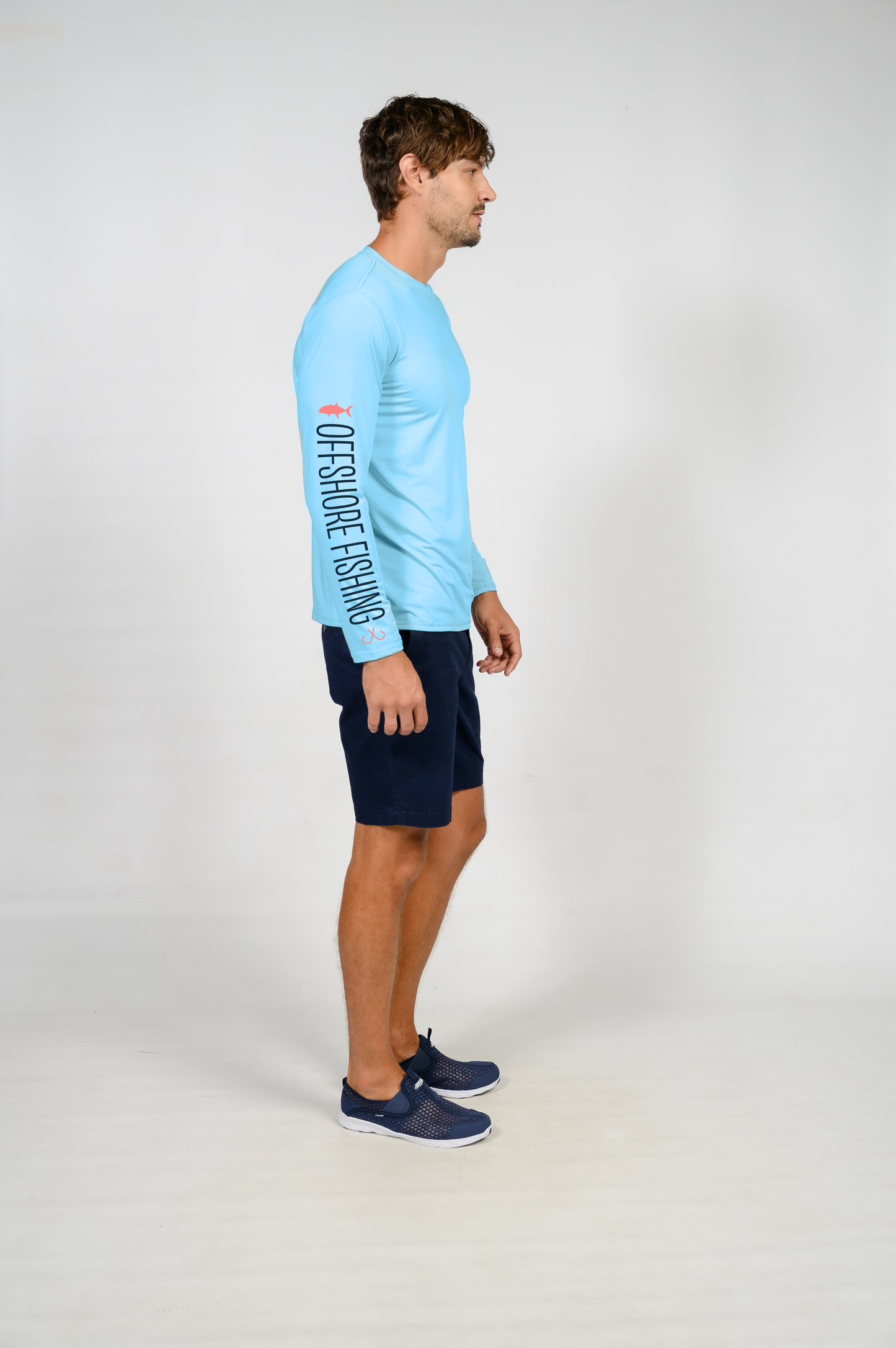 Unisex Dry Fit Shirt UPF50+- "OFFSHORE FISHING"