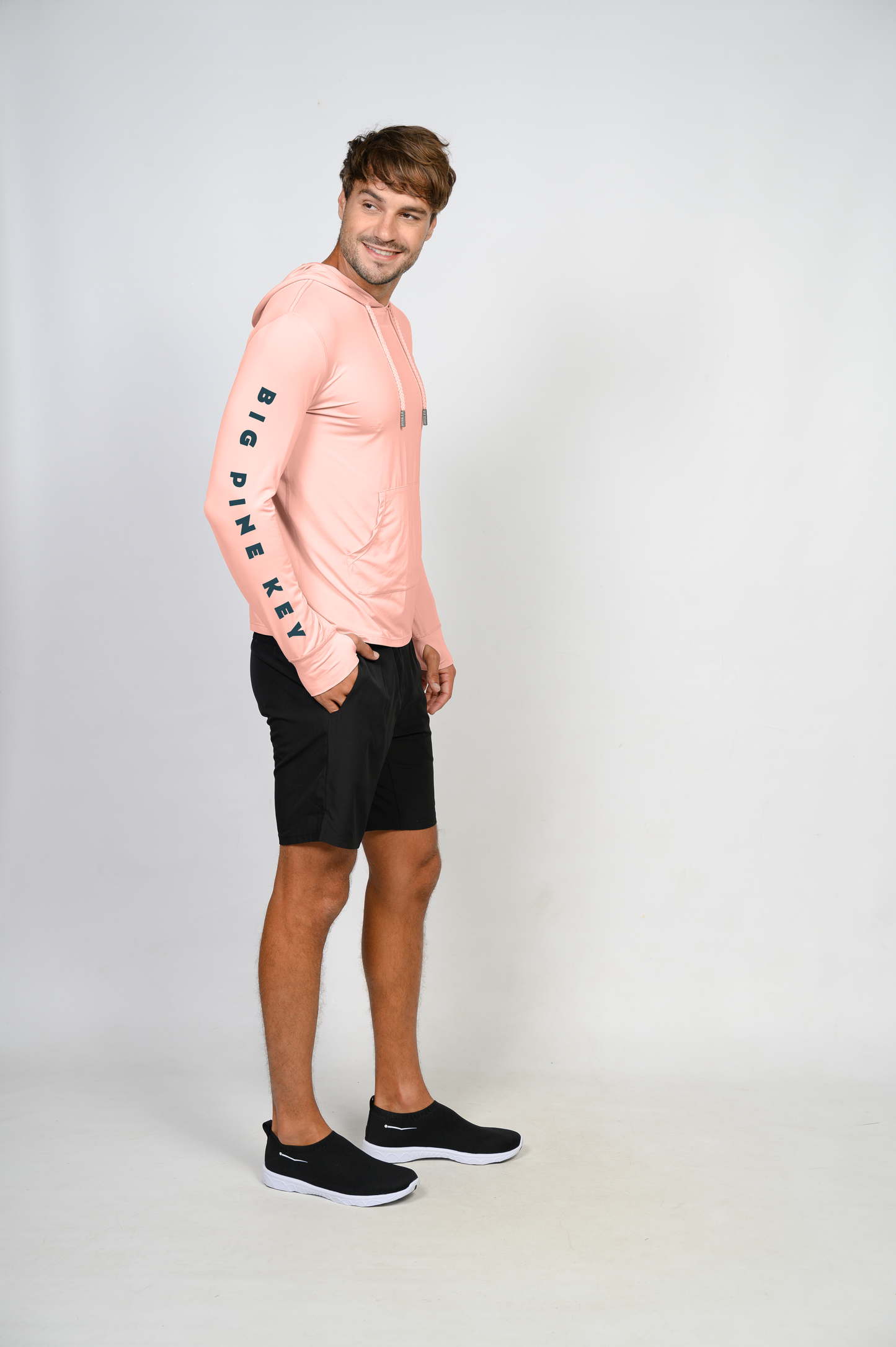 Unisex Hooded Dry Fit Shirt UPF50+- BIG PINE MAHI"