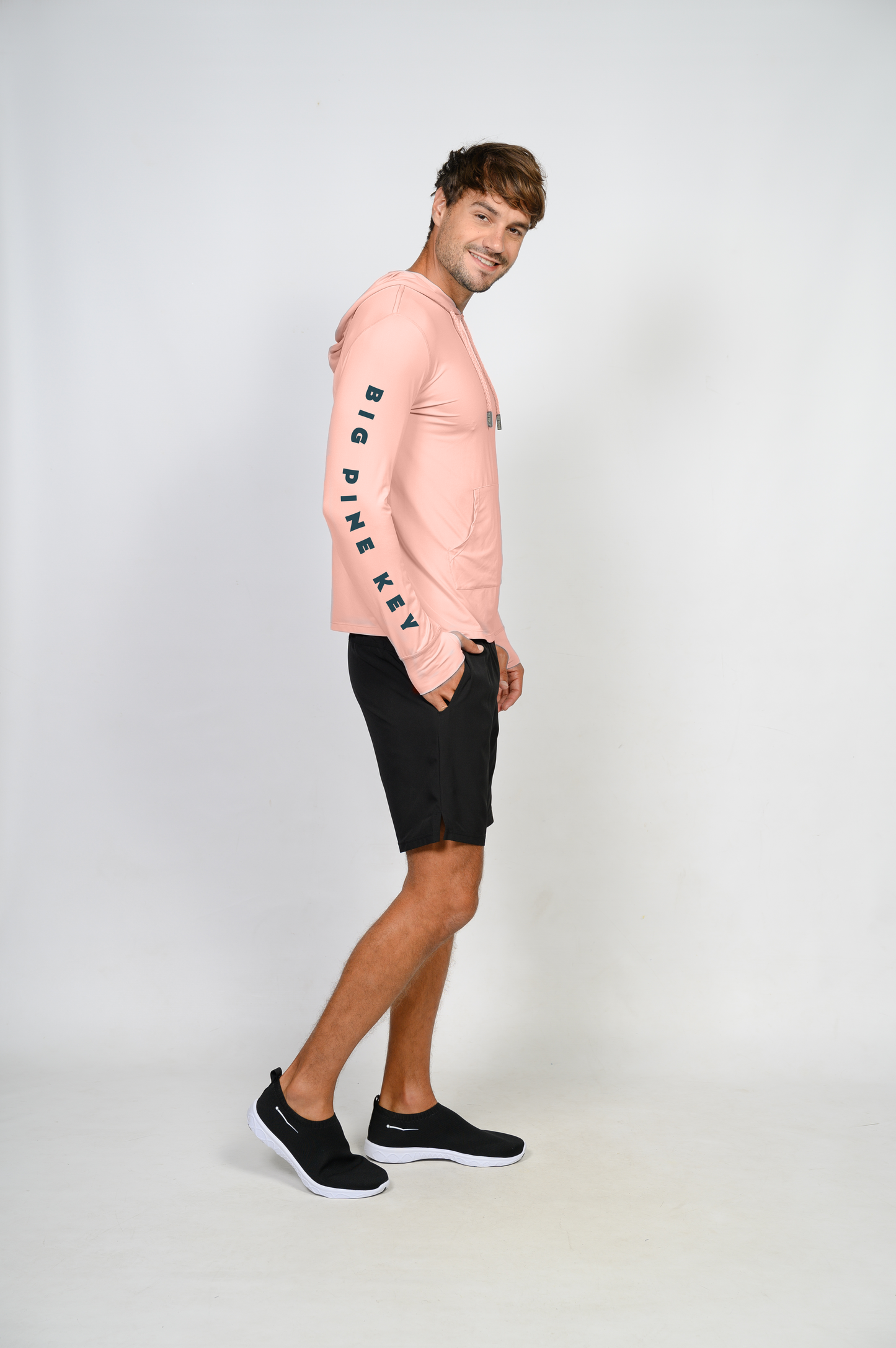 Unisex Hooded Dry Fit Shirt UPF50+- BIG PINE MAHI"