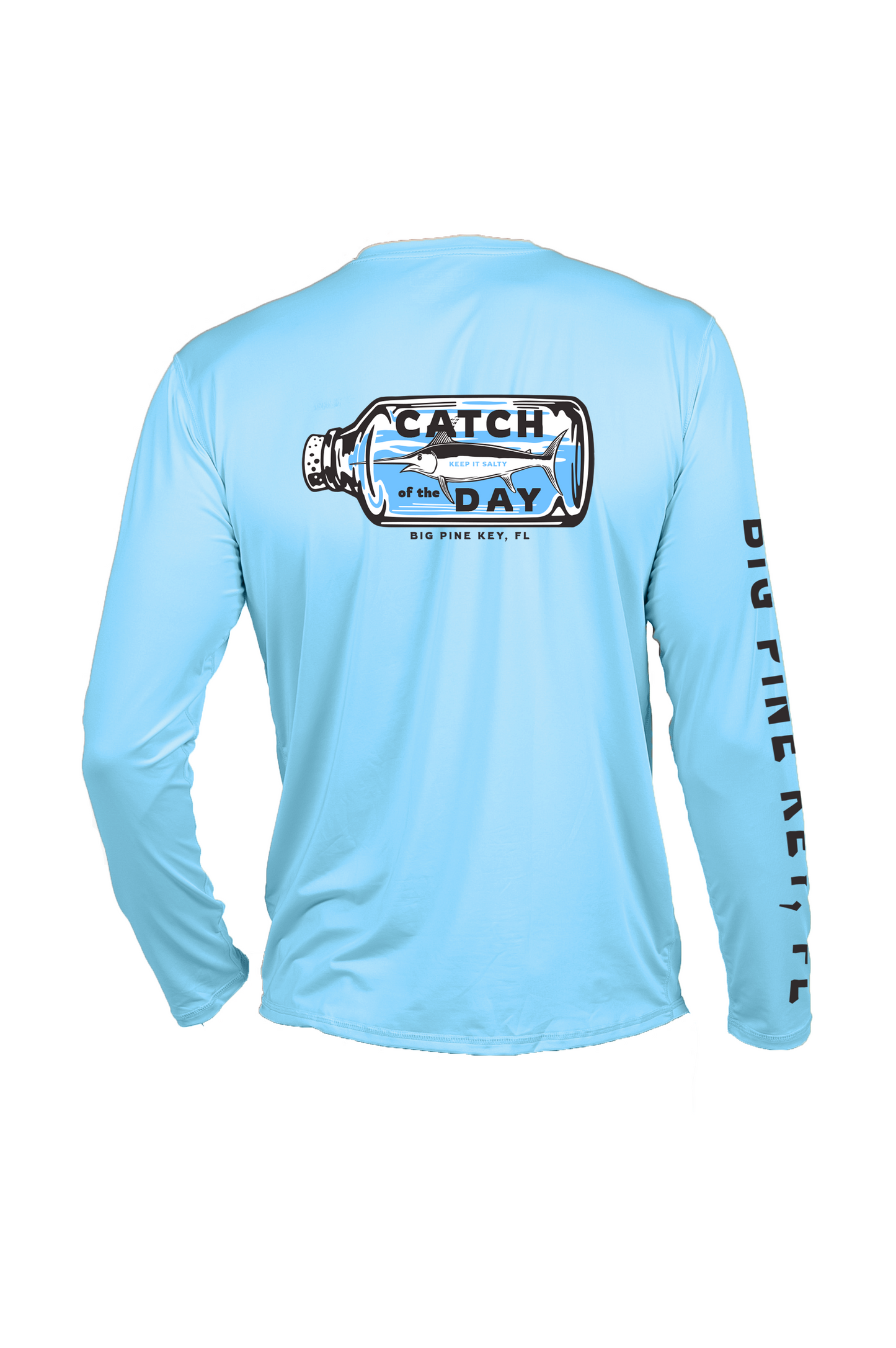 Unisex Dry Fit Shirt UPF50+- "MARLIN IN A BOTTLE"