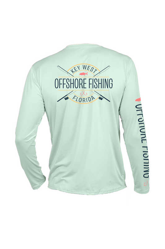 Unisex Dry Fit Shirt UPF50+- "OFFSHORE FISHING"