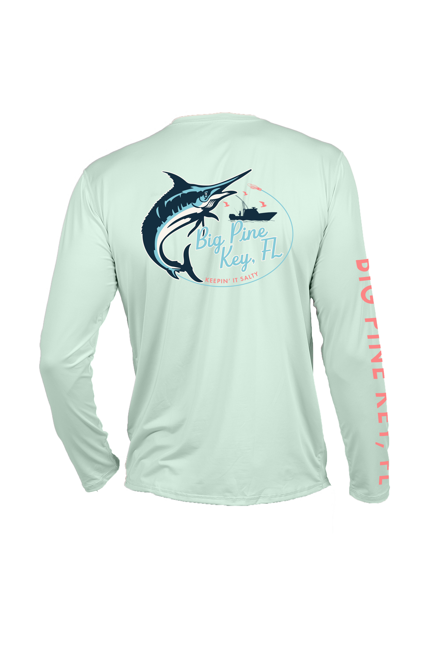 Unisex Dry Fit Shirt UPF50+- "BIG PINE MARLIN"