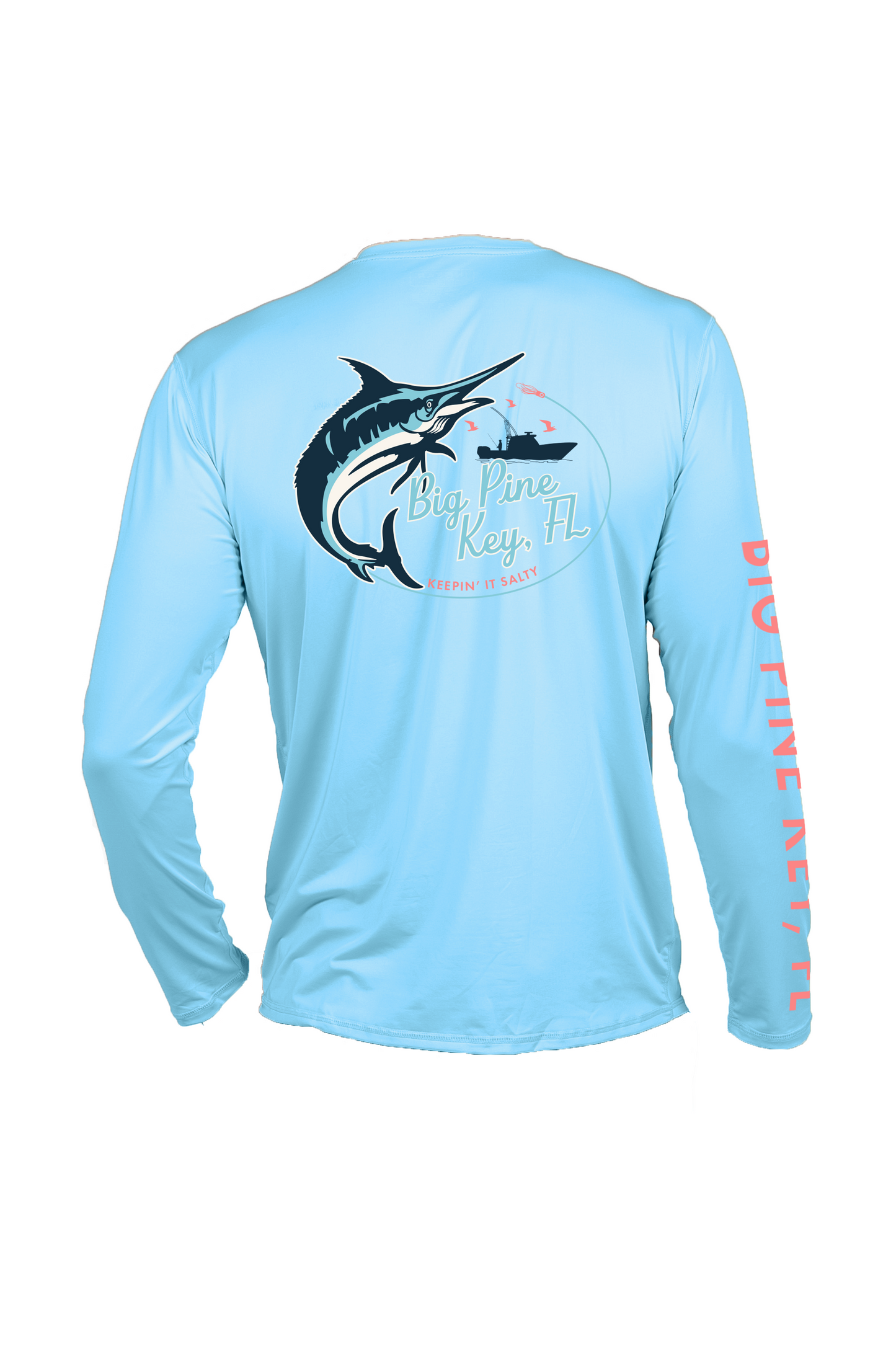 Unisex Dry Fit Shirt UPF50+- "BIG PINE MARLIN"