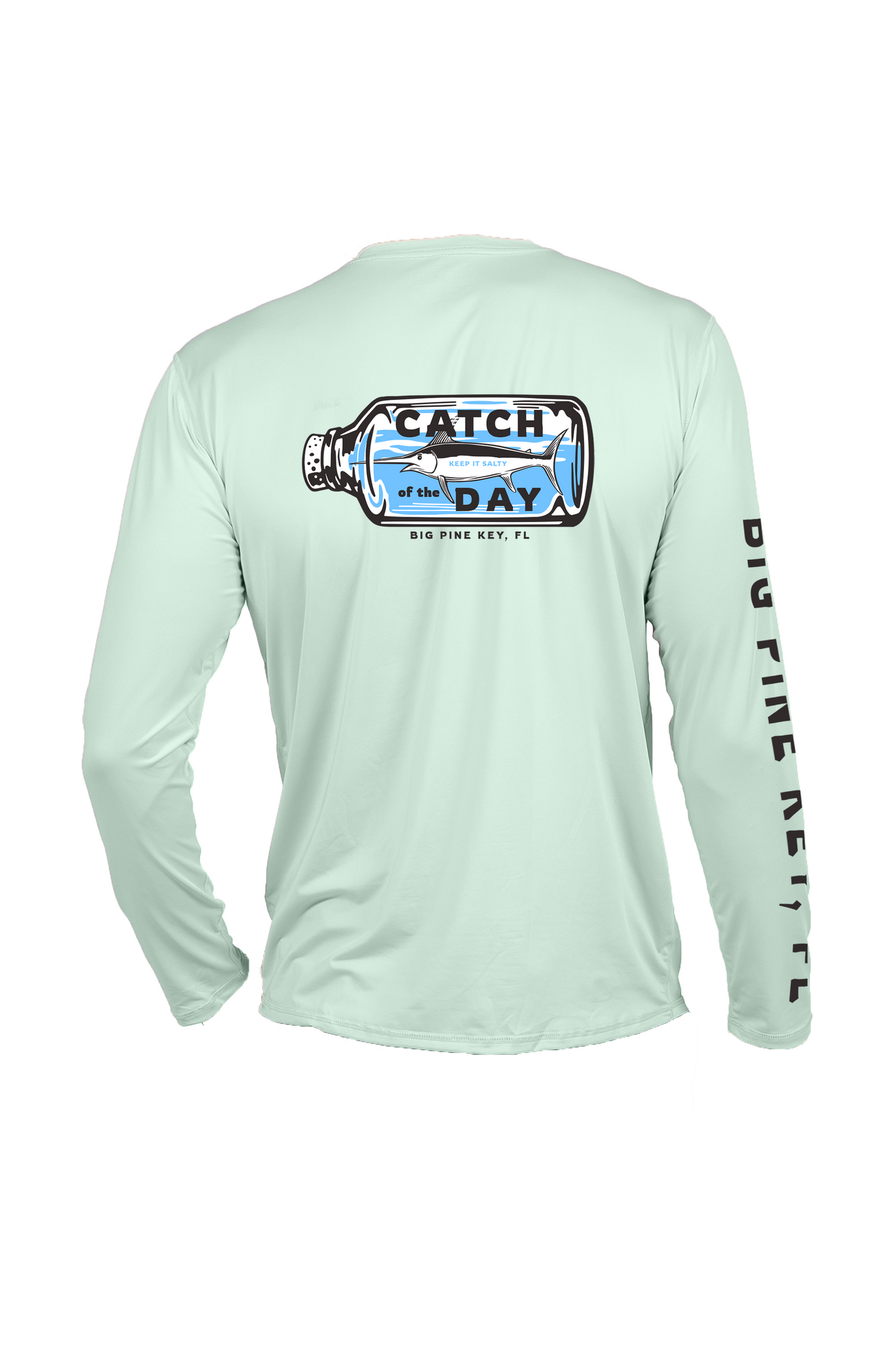 Unisex Dry Fit Shirt UPF50+- "MARLIN IN A BOTTLE"