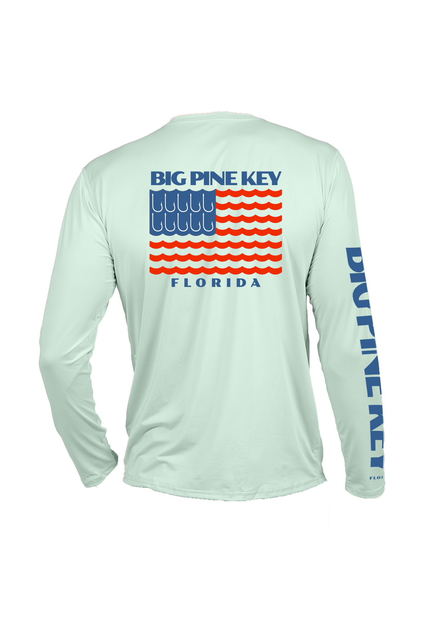 Unisex Dry Fit Shirt UPF50+- "BIG PINE FLAG"