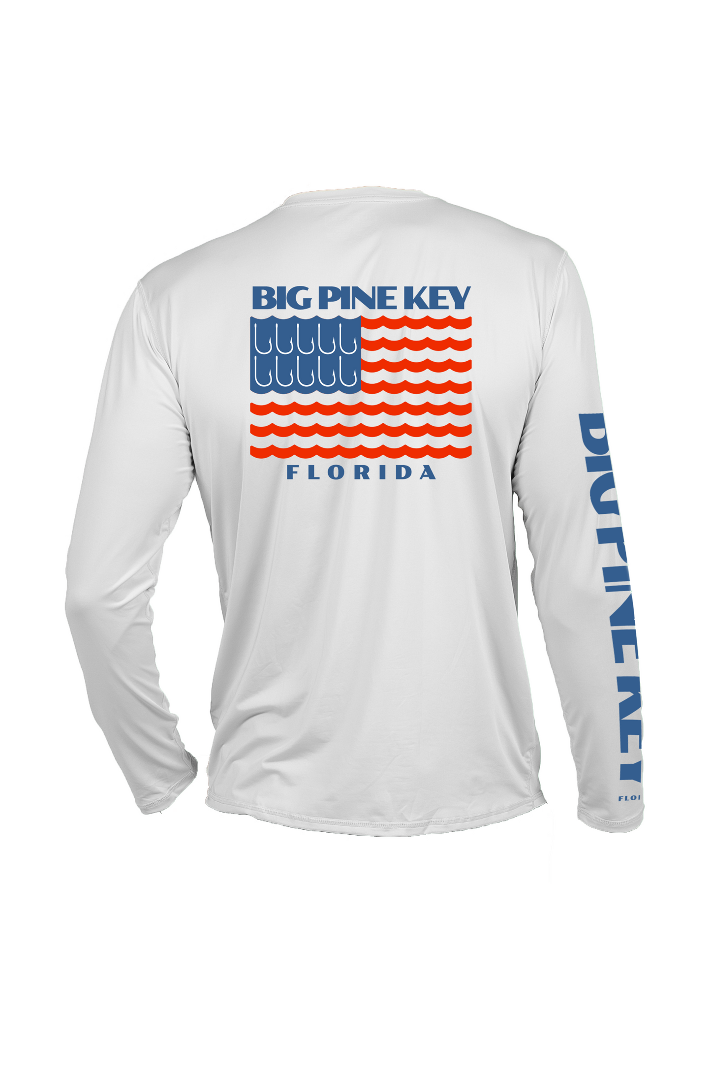 Unisex Dry Fit Shirt UPF50+- "BIG PINE FLAG"