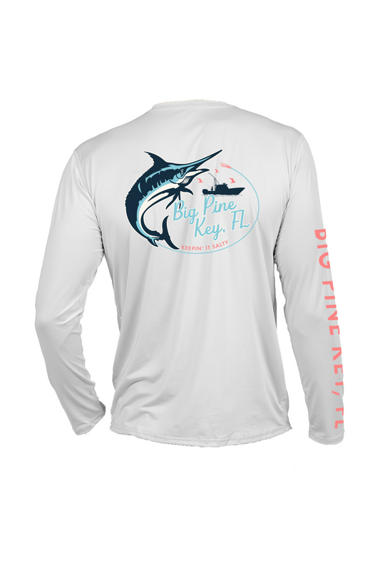 Unisex Dry Fit Shirt UPF50+- "BIG PINE MARLIN"