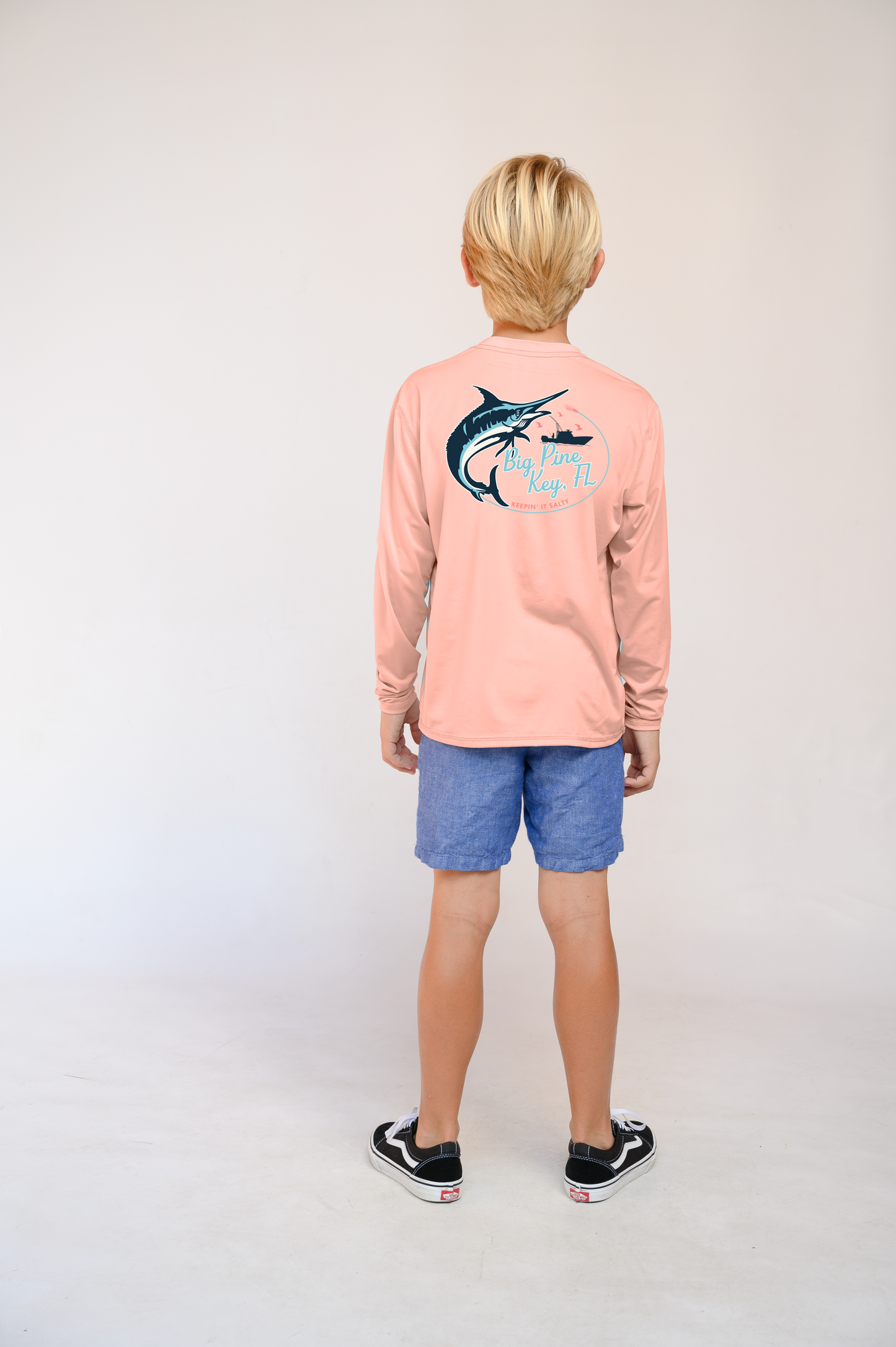 Kids Dry Fit Shirt UPF50+ BIG PINE MARLIN