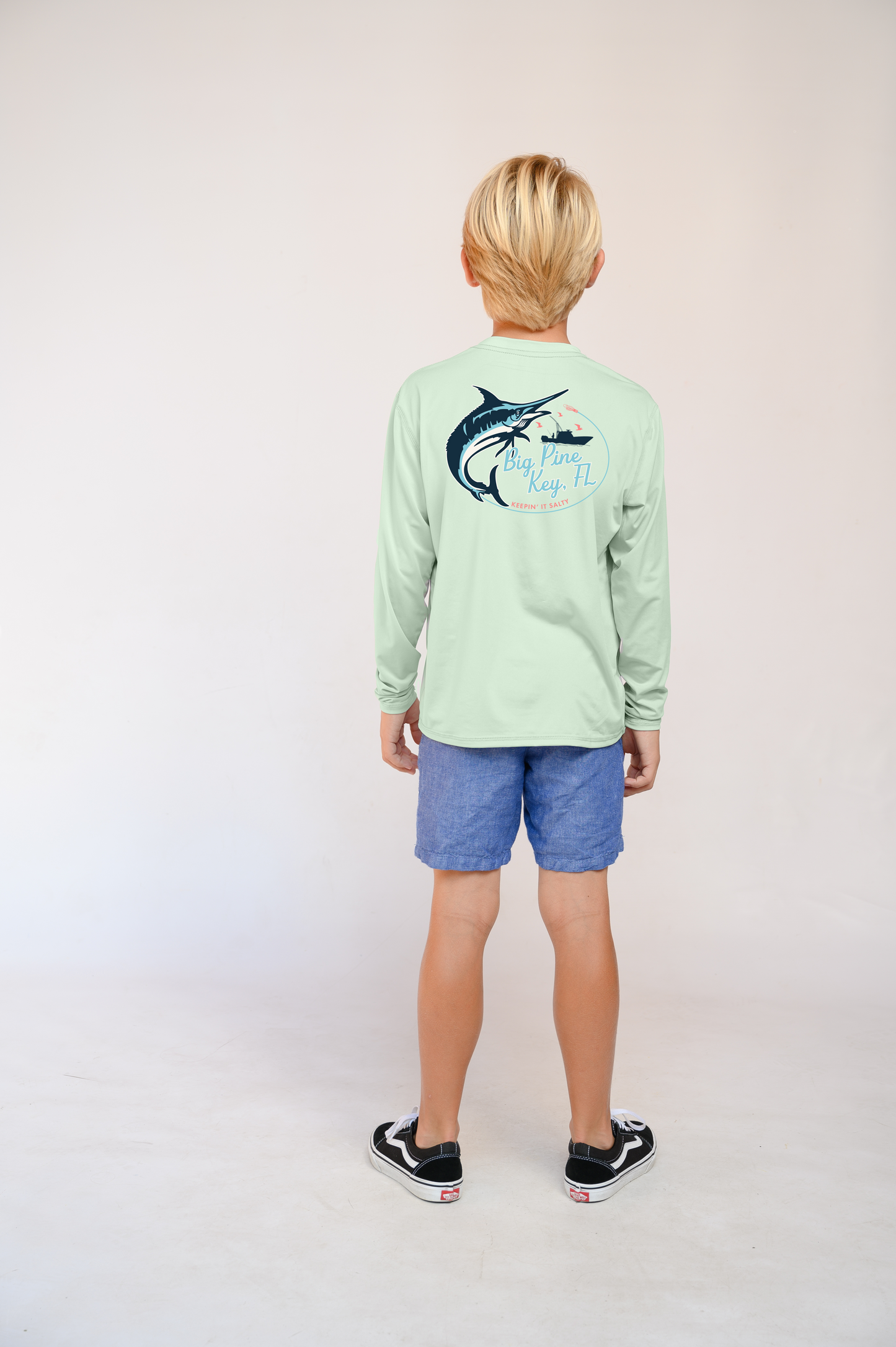 Kids Dry Fit Shirt UPF50+ BIG PINE MARLIN