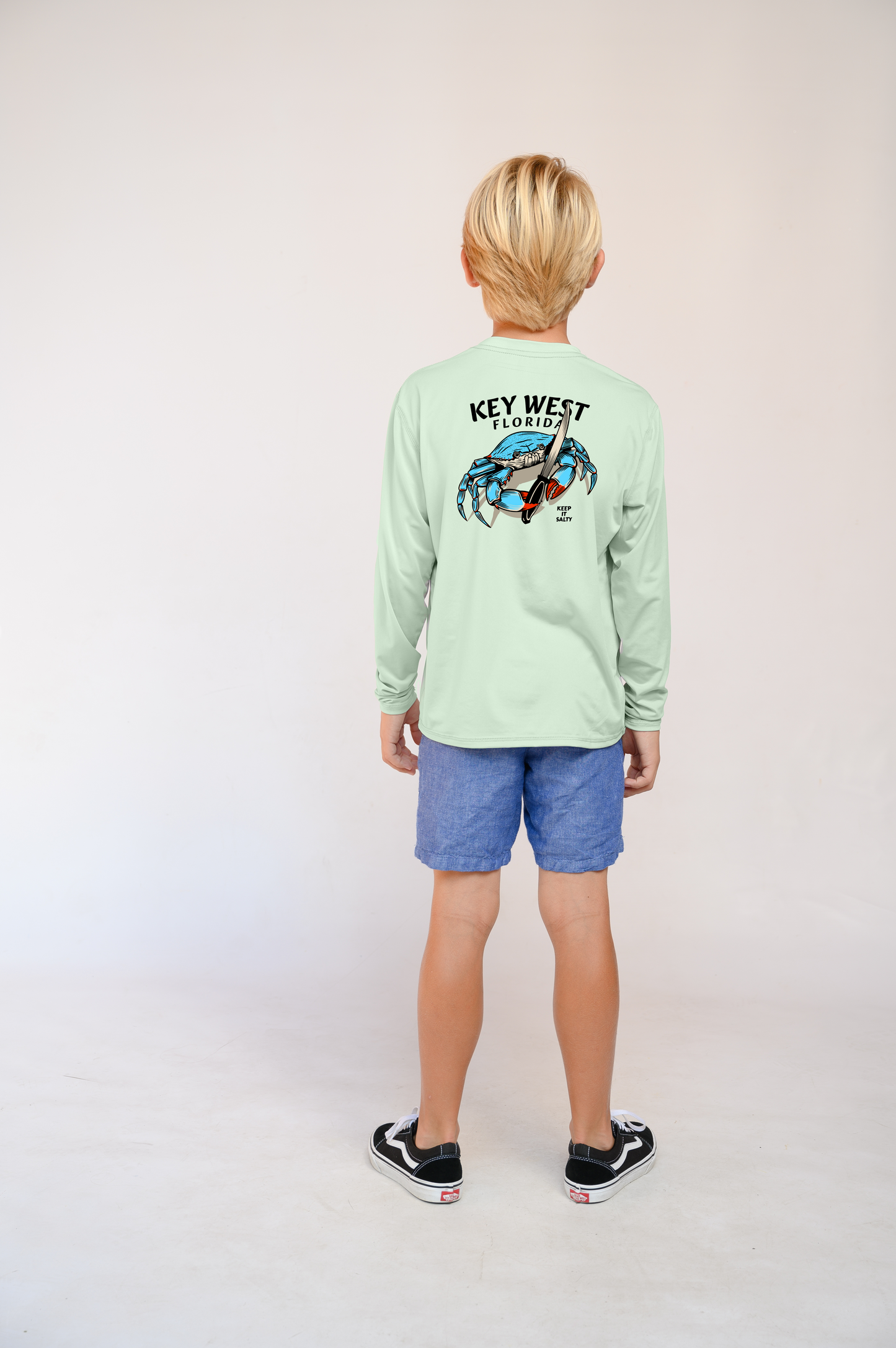 Kids Dry Fit Shirt UPF50+ Key West Crab