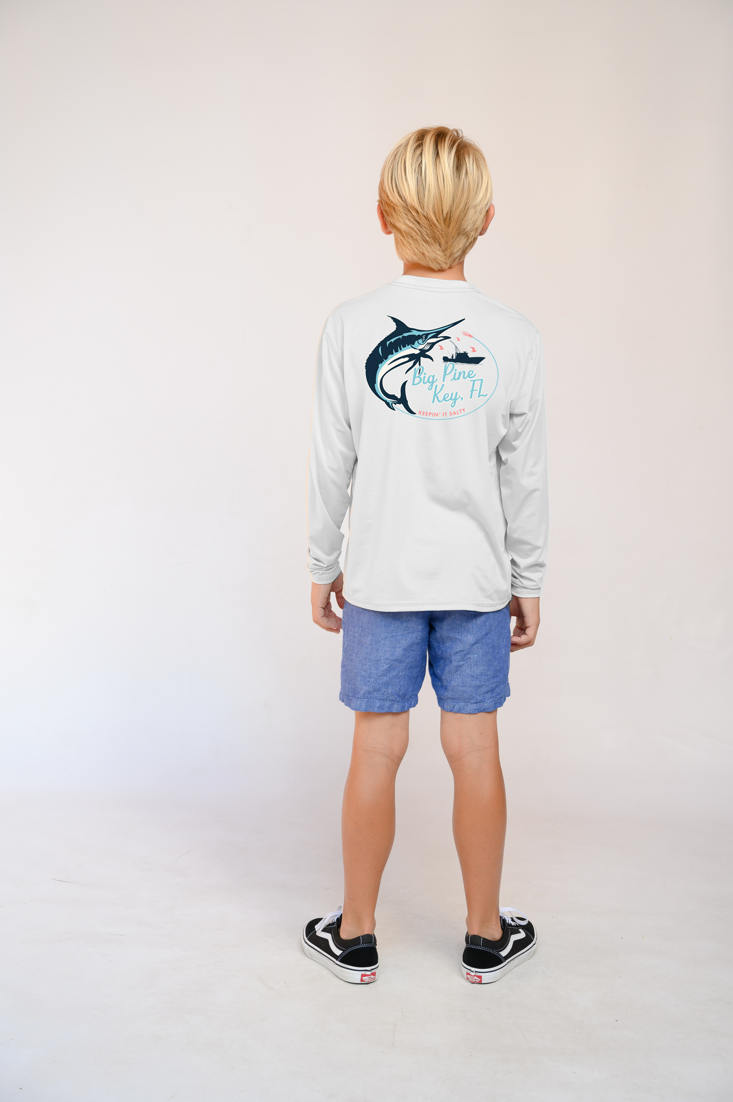 Kids Dry Fit Shirt UPF50+ BIG PINE MARLIN