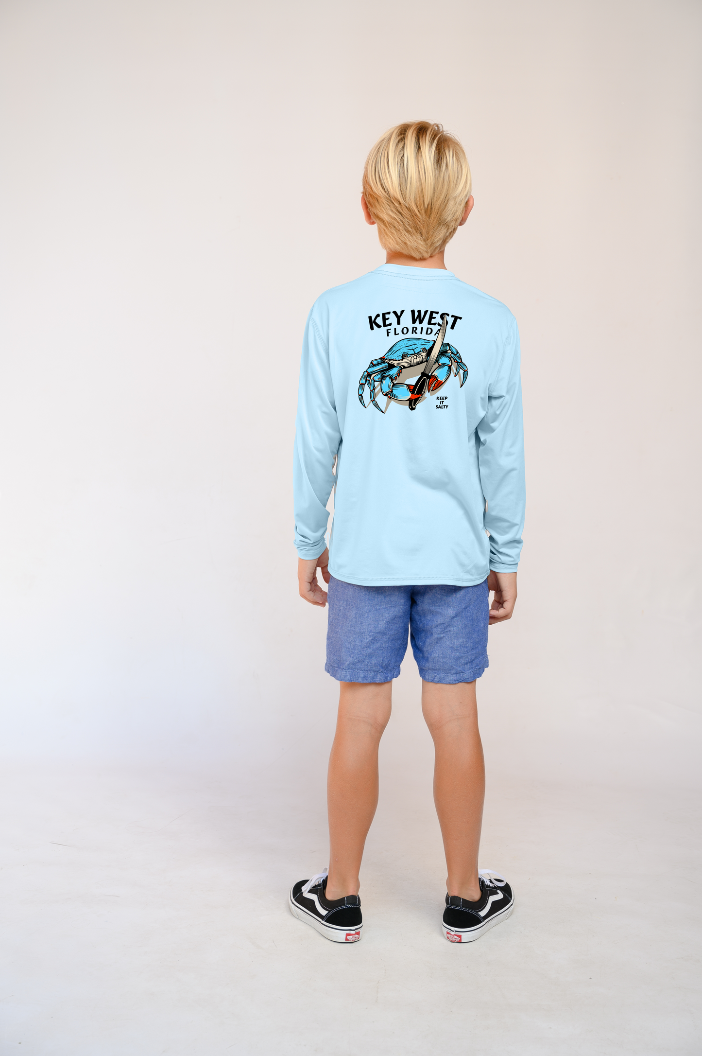 Kids Dry Fit Shirt UPF50+ Key West Crab