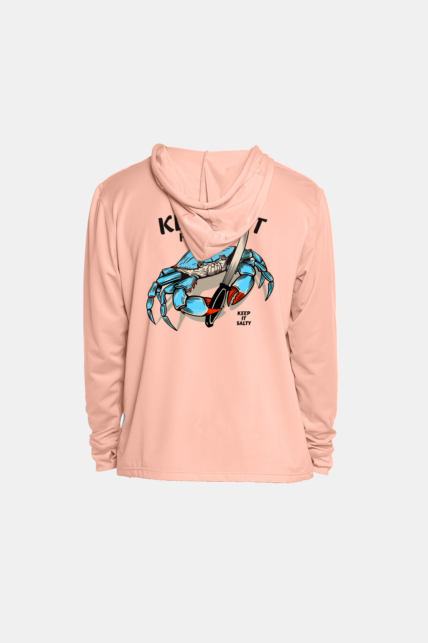 Kids Hooded Dry Fit Shirts UPF50+ KEY WEST CRAB