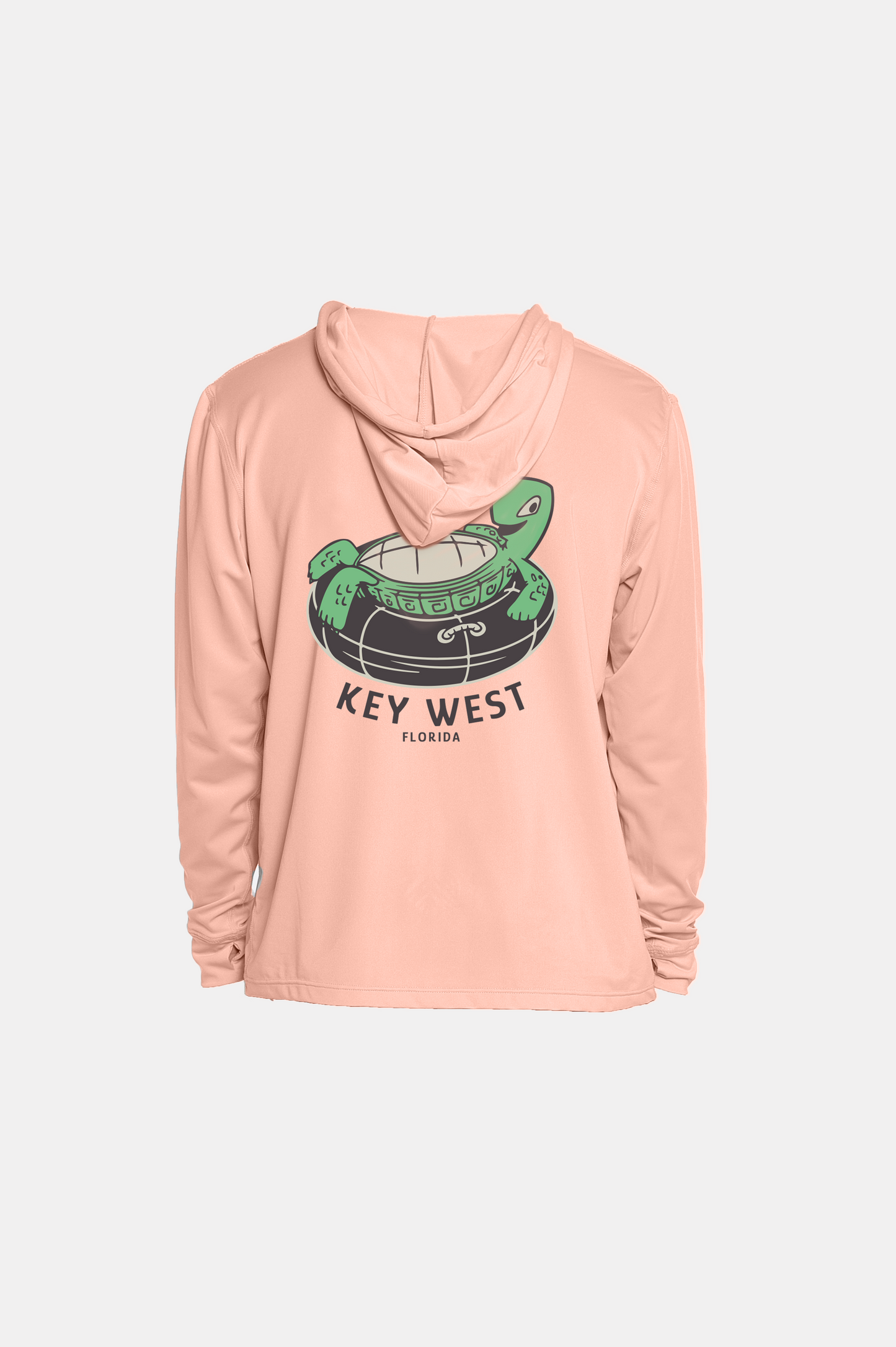 Kids Hooded Dry Fit Shirts UPF50+ Key West Turtle