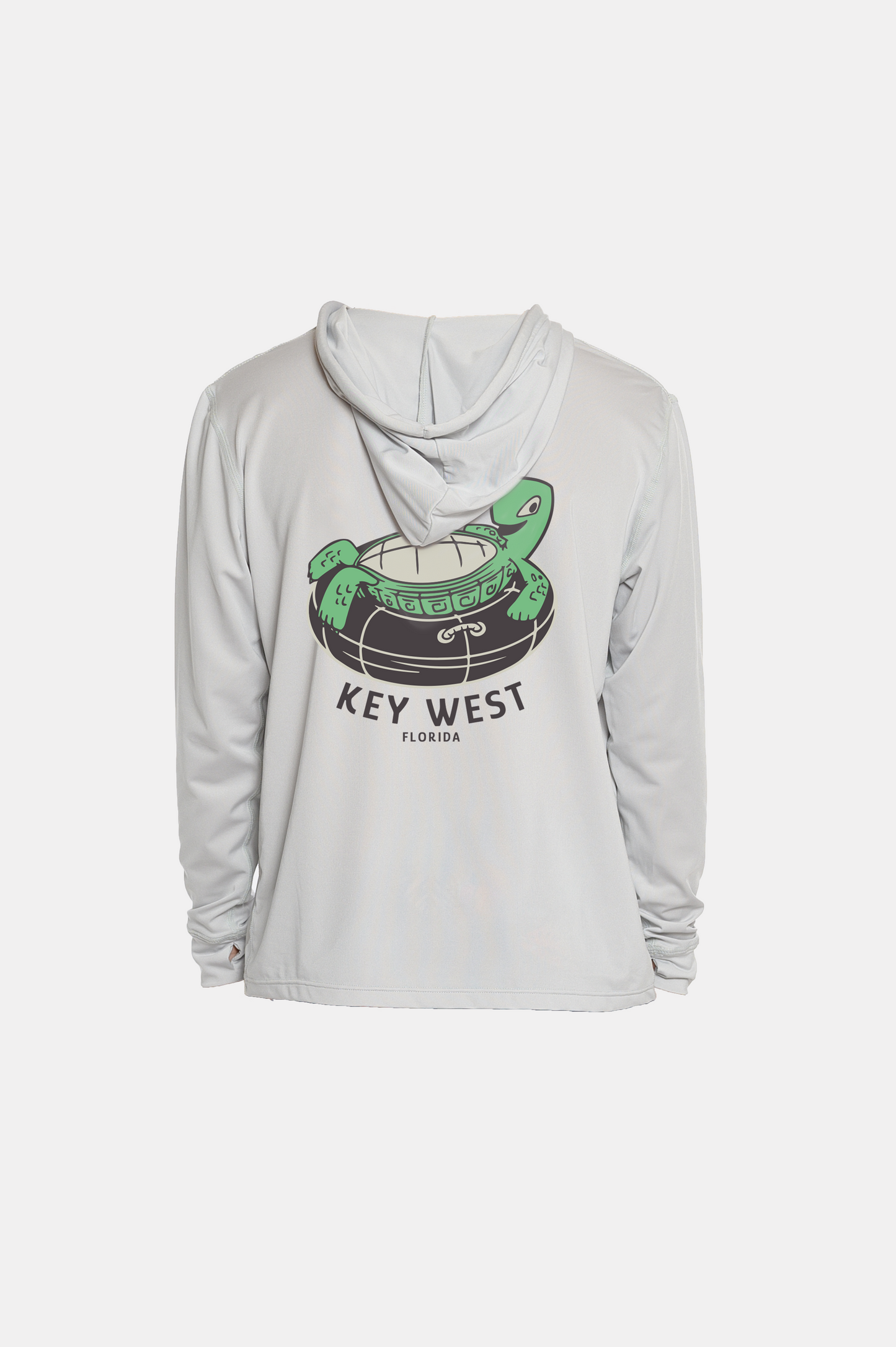 Kids Hooded Dry Fit Shirts UPF50+ Key West Turtle