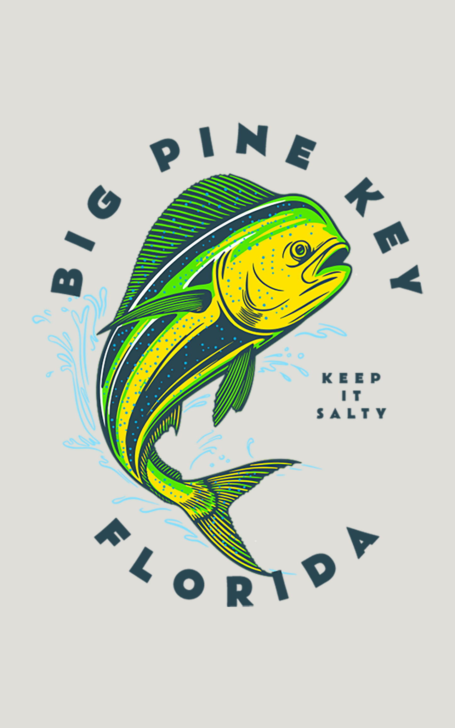 Unisex Hooded Dry Fit Shirt UPF50+- BIG PINE MAHI"