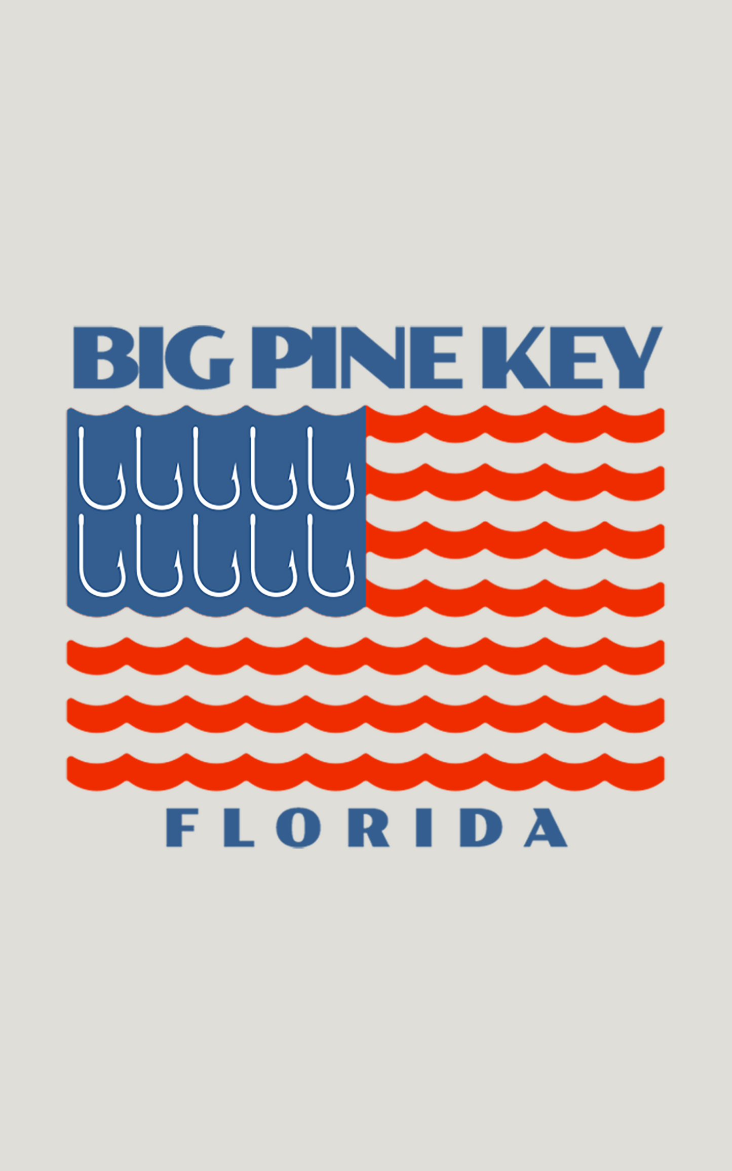 Unisex Hooded Dry Fit Shirt UPF50+- "BIG PINE FLAG"