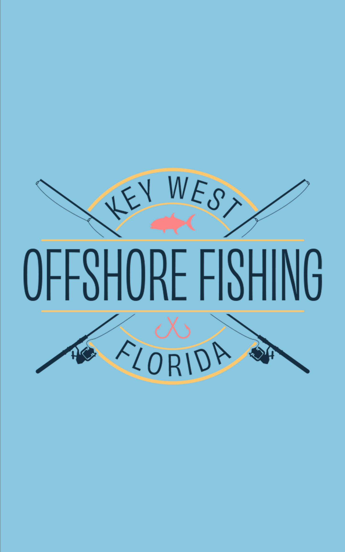 Unisex Hooded Dry Fit Shirt UPF50+- "OFFSHORE FISHING"