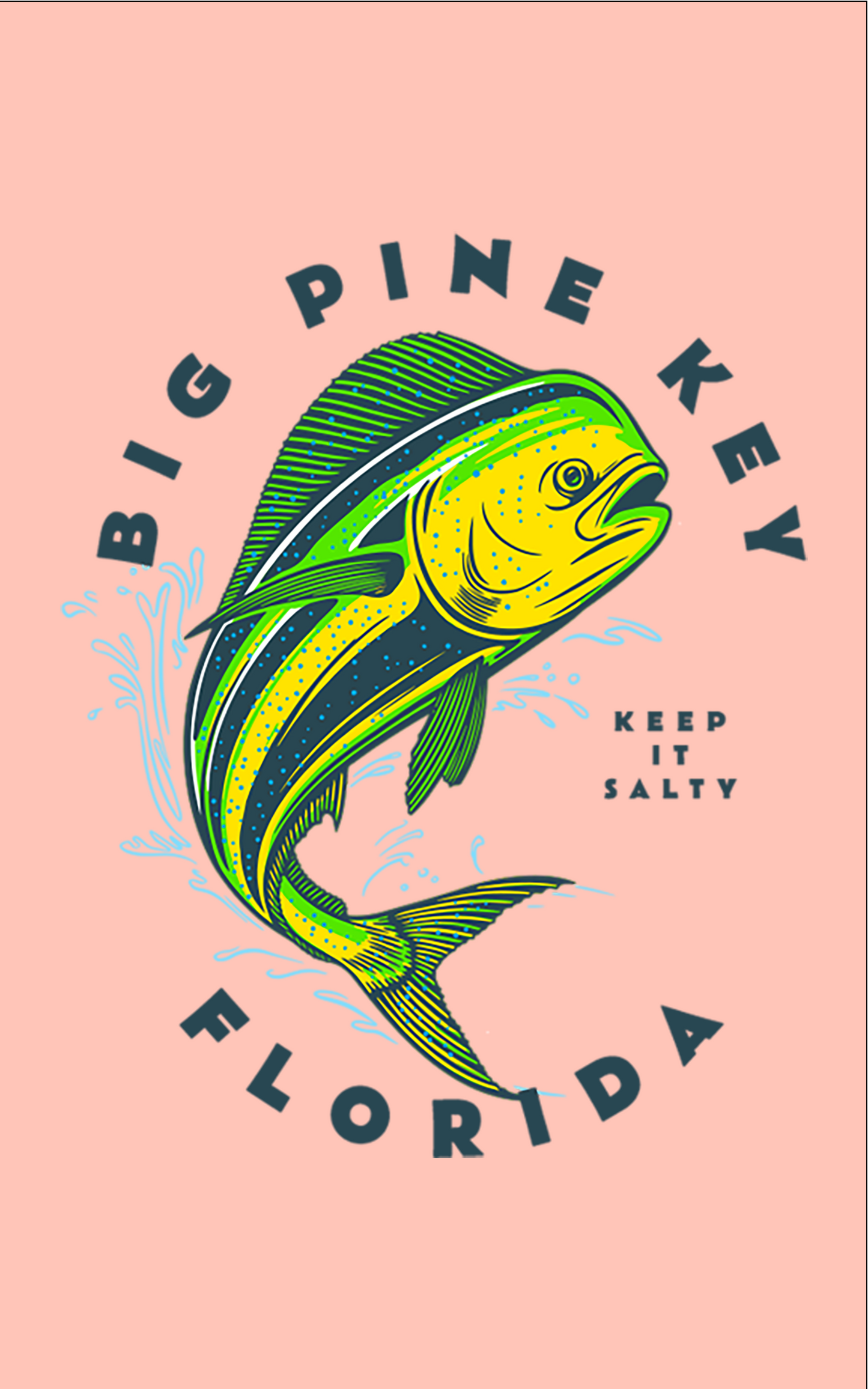 Unisex Hooded Dry Fit Shirt UPF50+- BIG PINE MAHI"