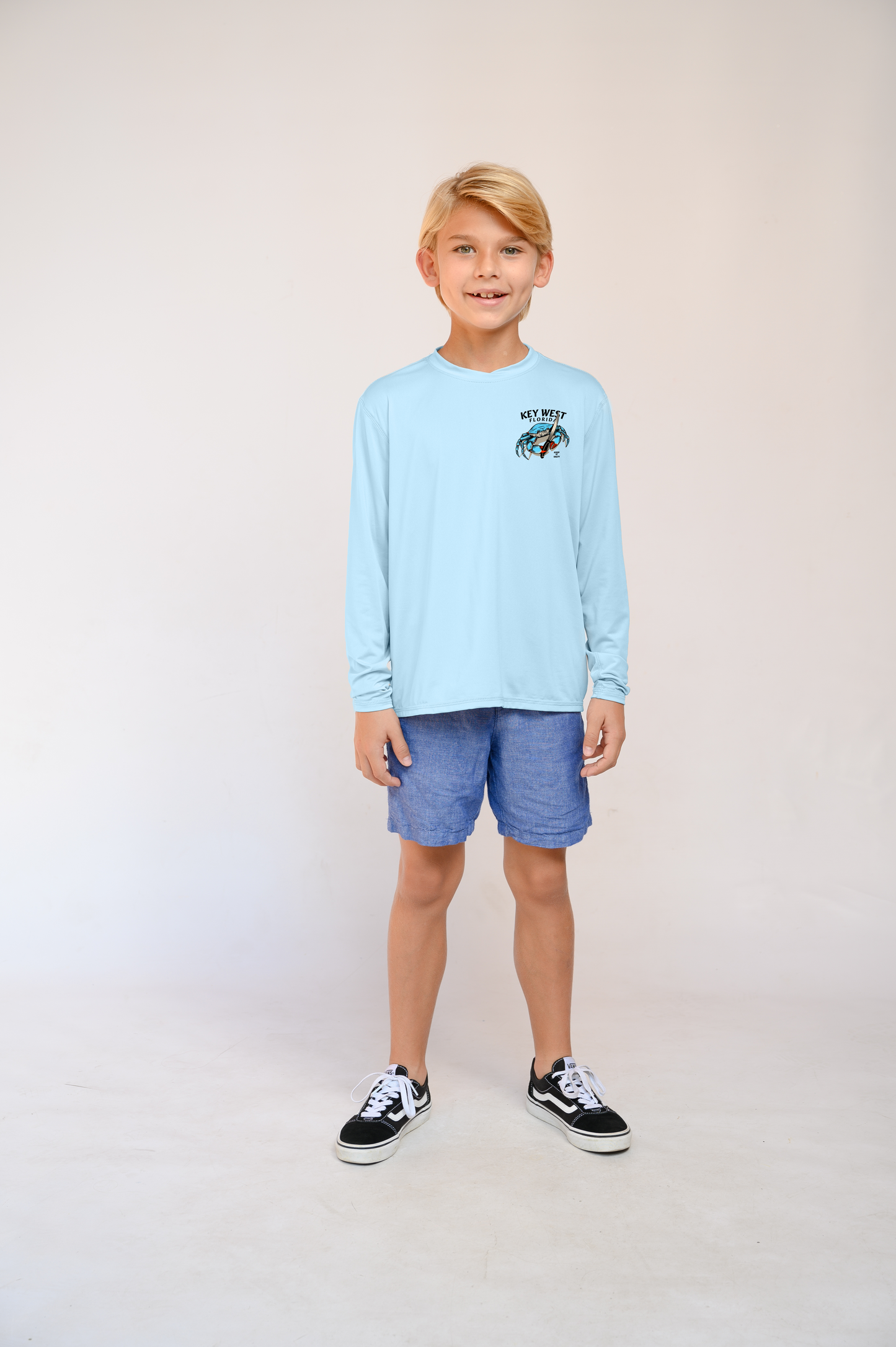 Kids Dry Fit Shirt UPF50+ Key West Crab