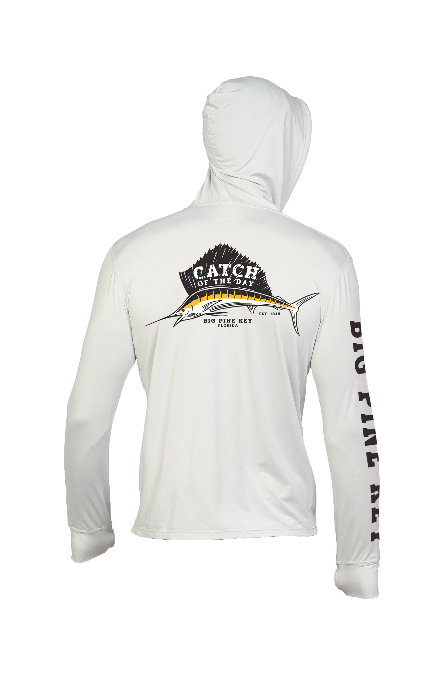 Unisex Hooded Dry Fit Shirt UPF50+ "SAILFISH"