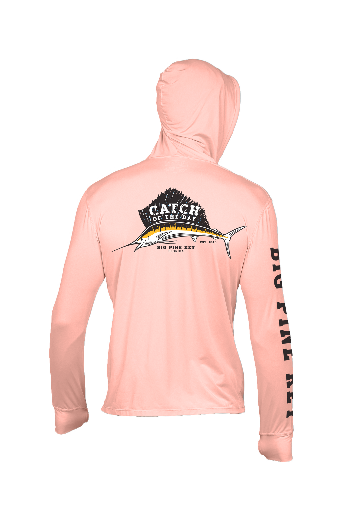 Unisex Hooded Dry Fit Shirt UPF50+ "SAILFISH"