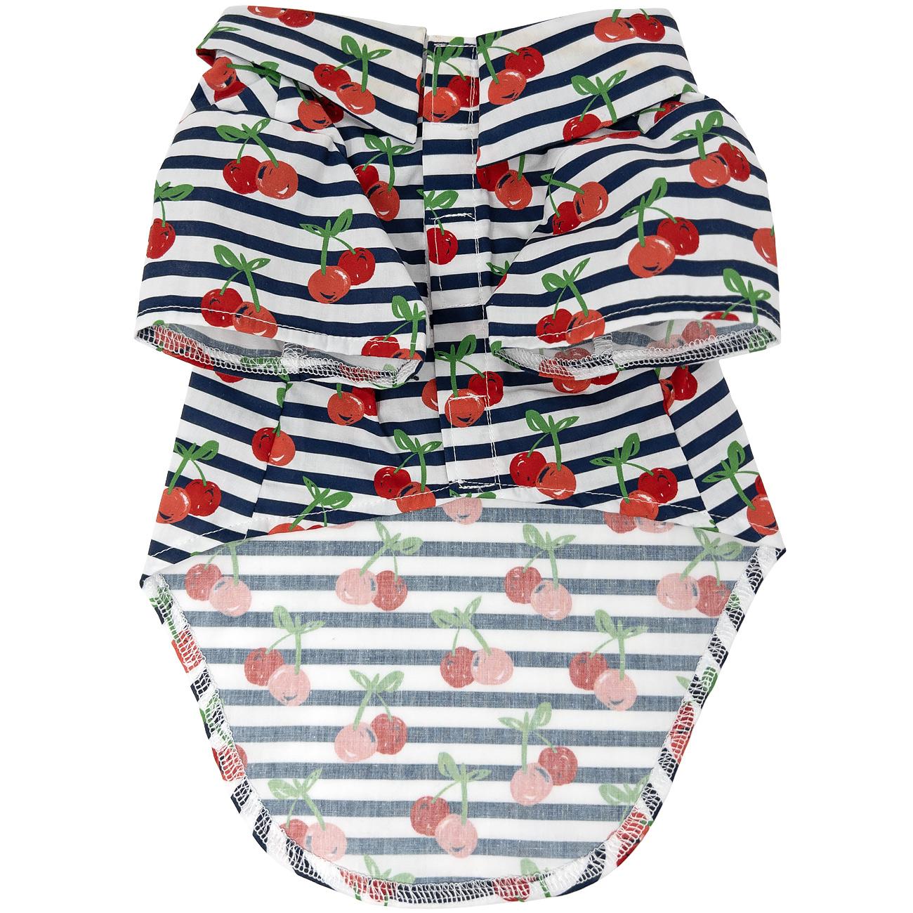 Hawaiian Camp Shirt - Cherry Stripe